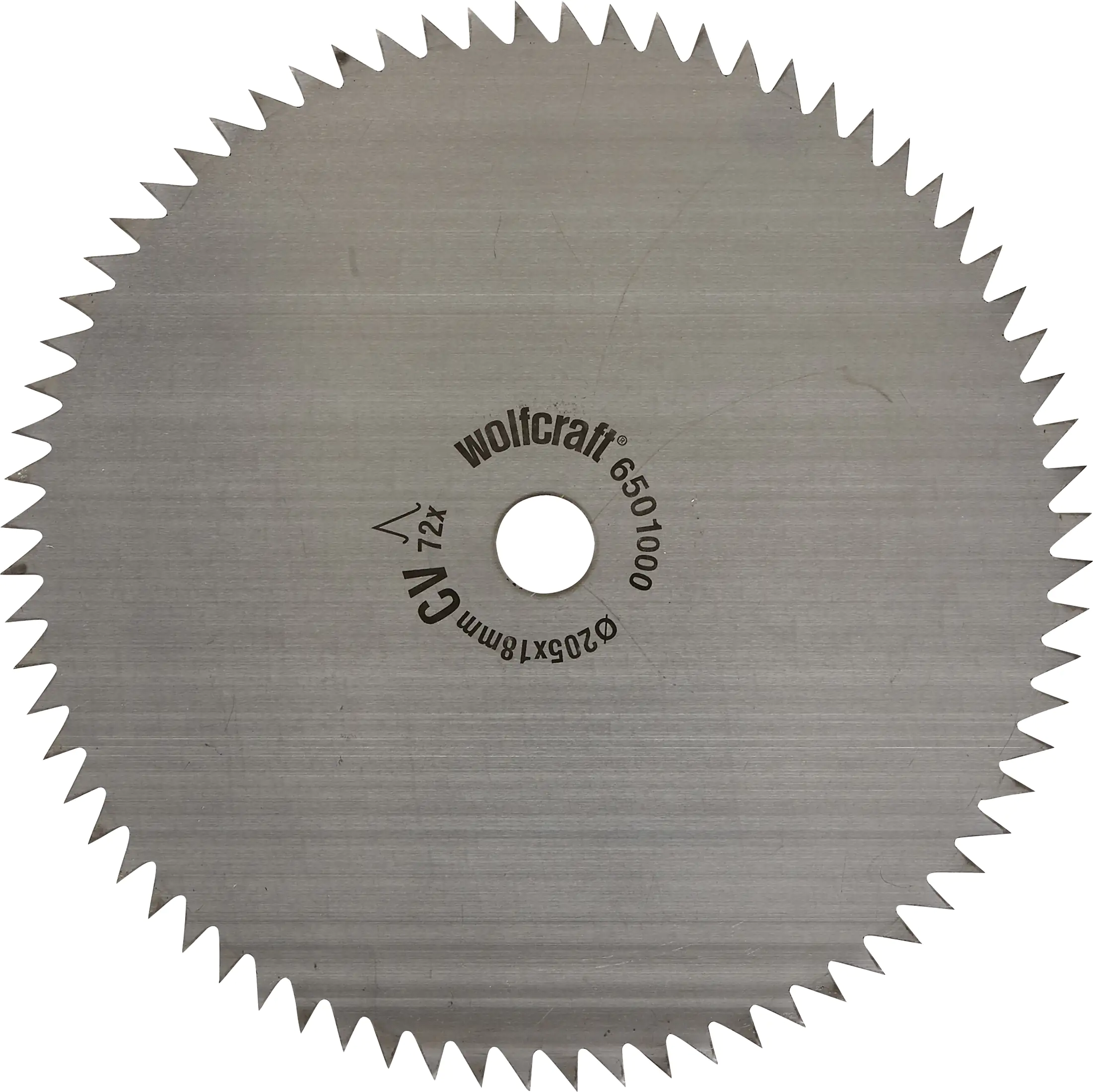 Wolfcraft Sägeblatt Ø 205 mm 72 Zähne für Kapp-Gehrungssäge Chrom-Vanadium