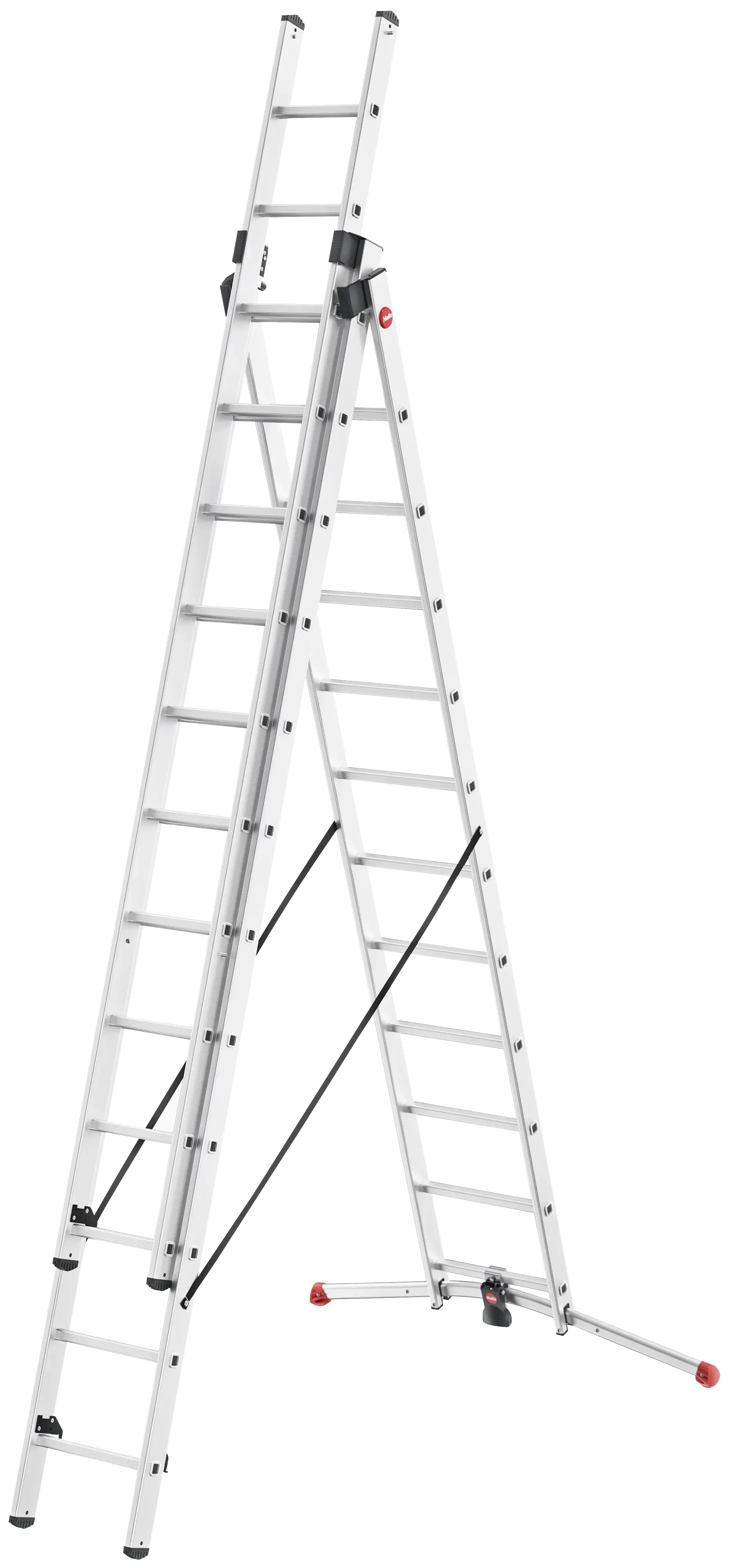 Hailo Mehrzweckleiter S100 Profilot 3 x 12 Sprossen, Arbeitshöhe max. 9 m Hailo Mehrzweckleiter S100 Profilot 3 x 12 Sprossen, Arbeitshöhe max. 9 m