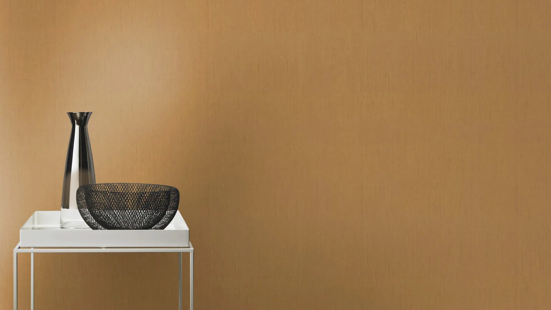 Rasch Vliestapete 746099 Orange-Braunorange Uni 10,05 m x 0,53 m