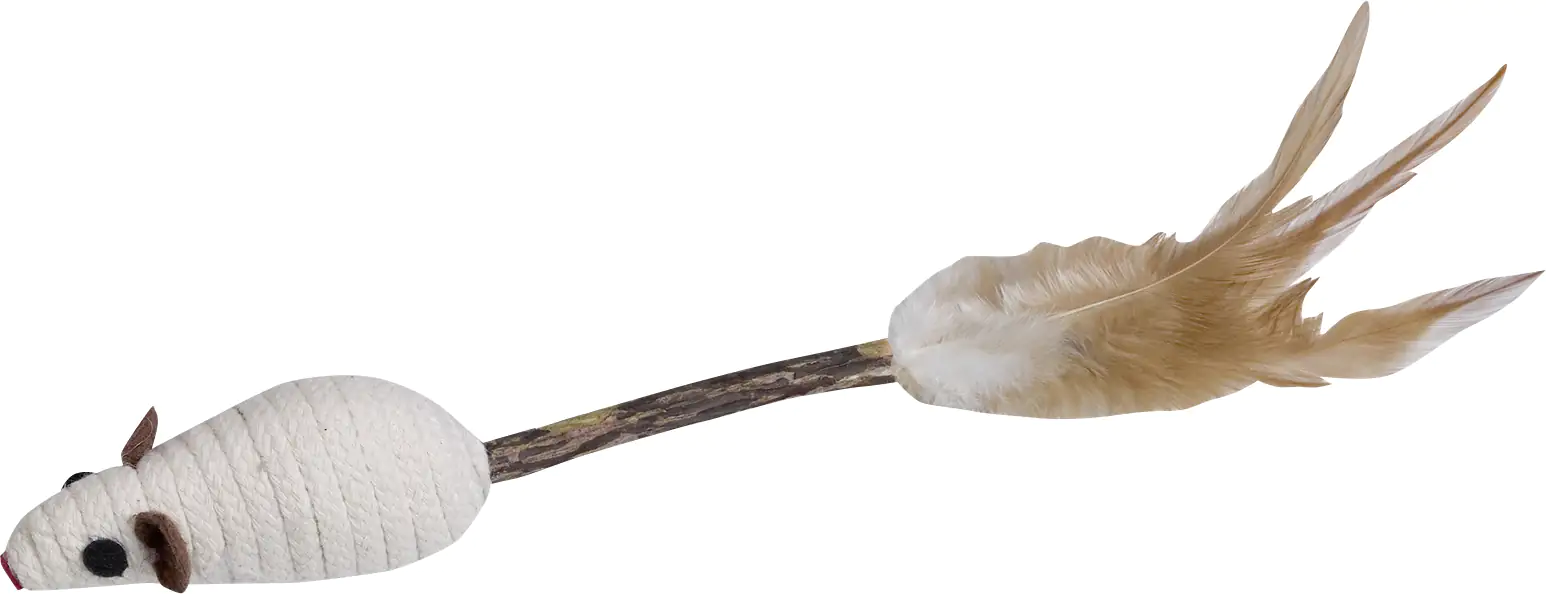 Nobby Matatabi Stick mit Rasselmaus 14 cm Nobby Matatabi Stick mit Rasselmaus 14 cm