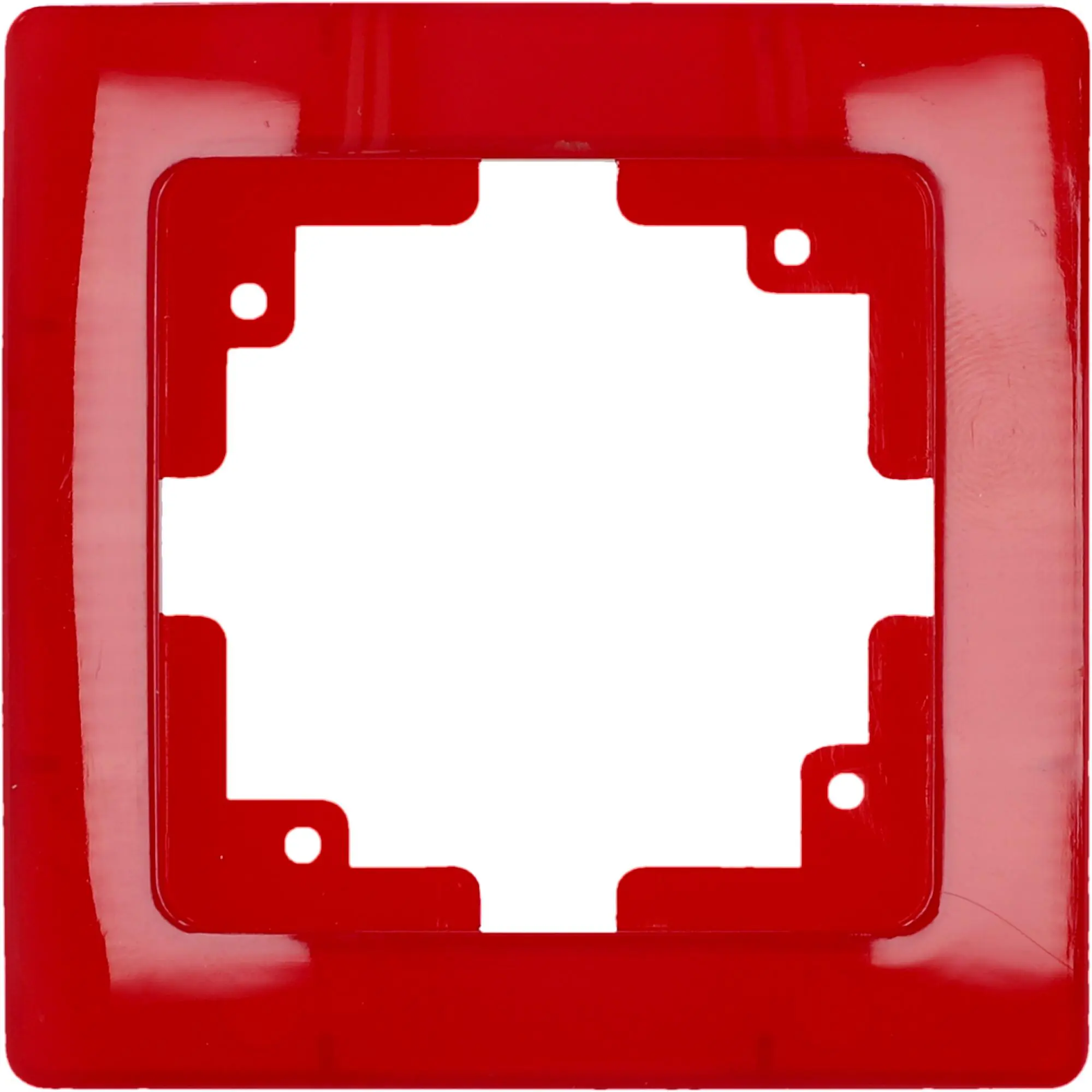 Unitec Abdeckrahmen Monaco 1-fach rot