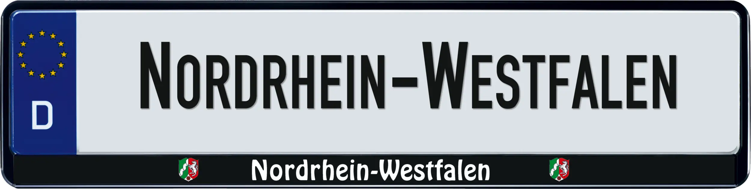 Hermann Schütz Design Kennzeichenrahmen Bundesland Nordrhein Westfalen