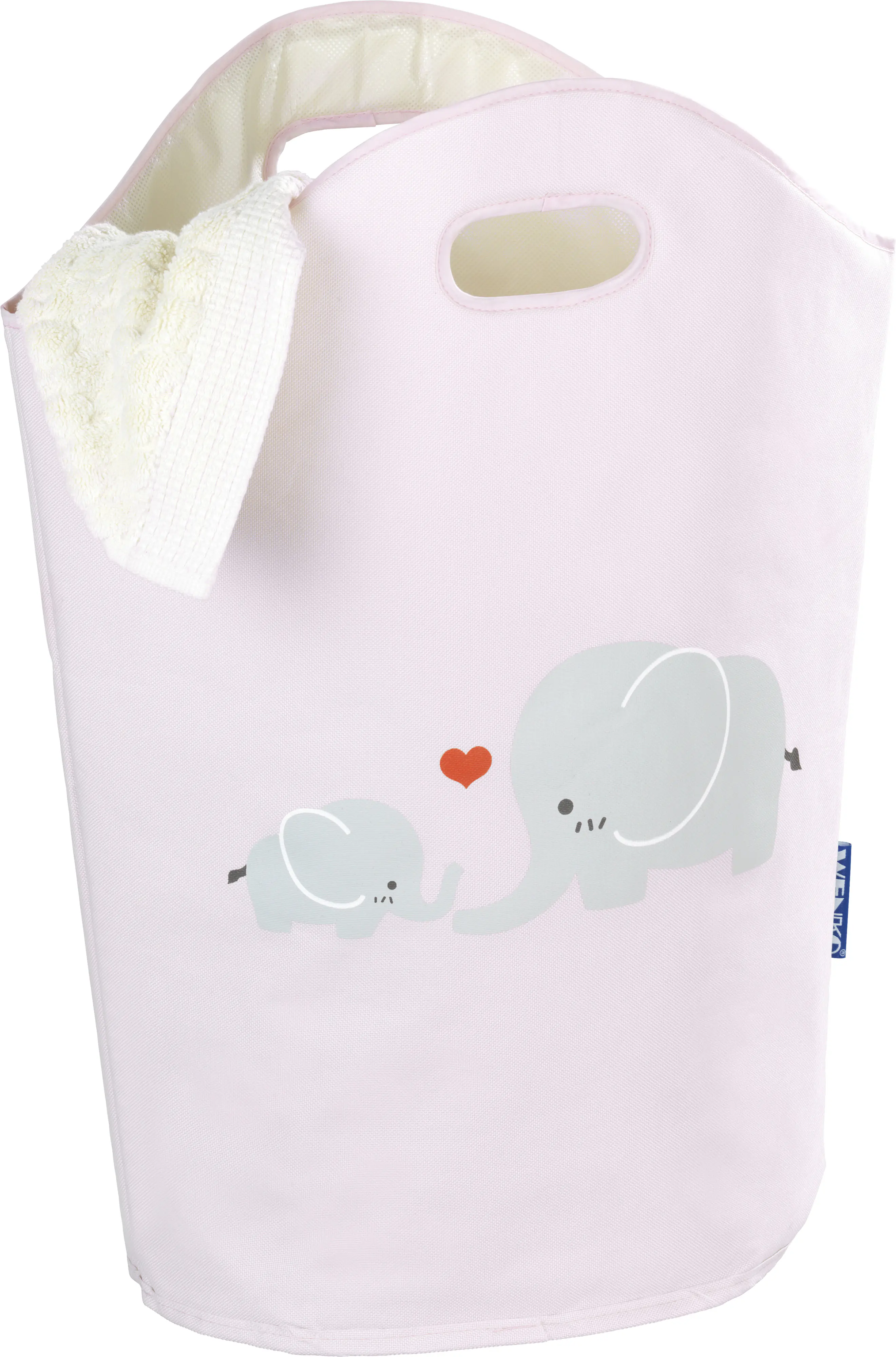 Wenko Wäschesammler Kids Elli 24 l, rosa