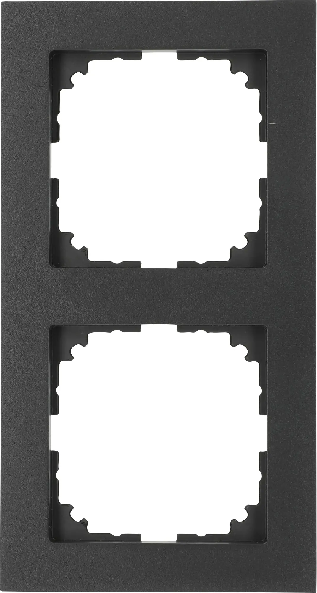 Merten Abdeckrahmen 2-fach M-Pure, anthrazit, MEG4020-3614