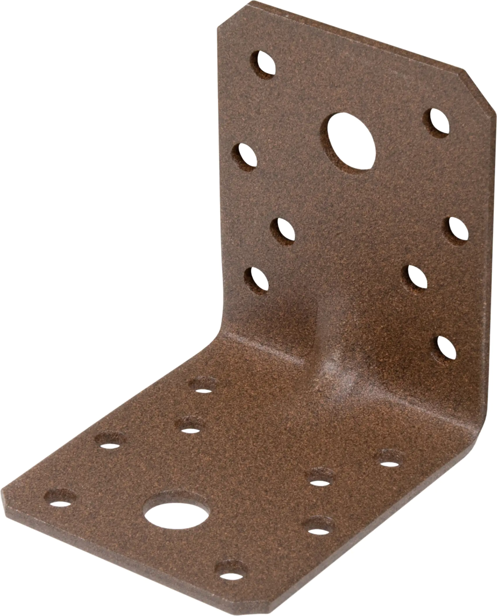 Alberts Duravis Schwerlast-Winkelverbinder mit Sicke rostbraun 70 x 55 mm