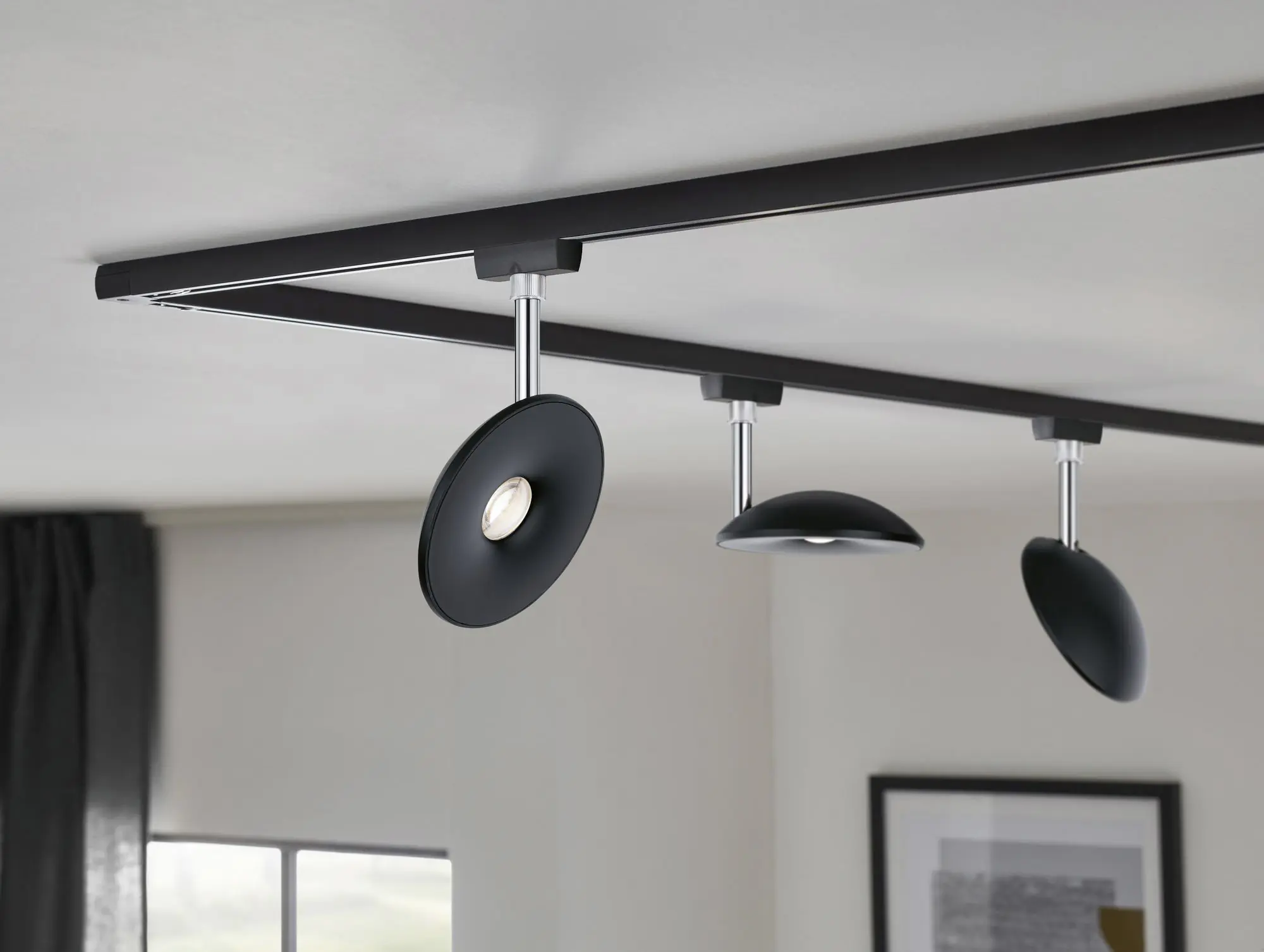 Paulmann Urail LED Einzelspot Sphere schwarz matt 11,98 cm 7 W