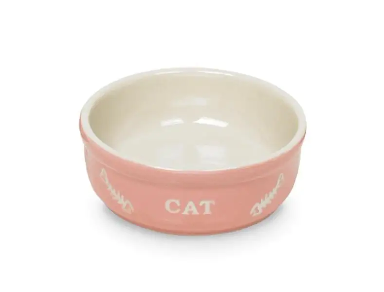 Nobby Katzenschale Cat 250 ml Ø 13,5 cm rosa beige Nobby Katzenschale Cat 250 ml Ø 13,5 cm rosa beige