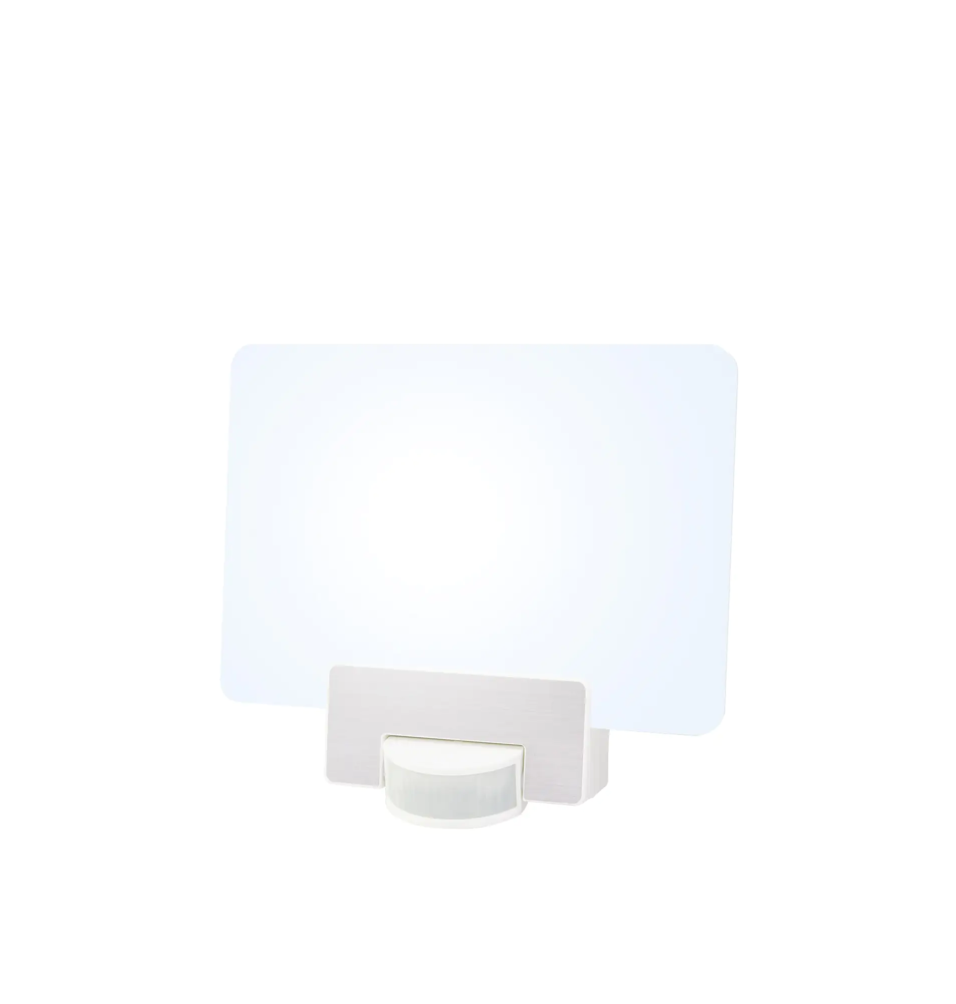 REV LED Außenwandleuchte Hausnummer 12 W, Bewegungsmelder, weiß