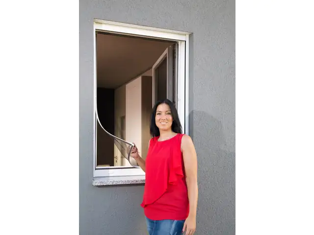 Schellenberg Pollenschutz Magnetrahmen 100 x 120 cm anthrazit/weiß