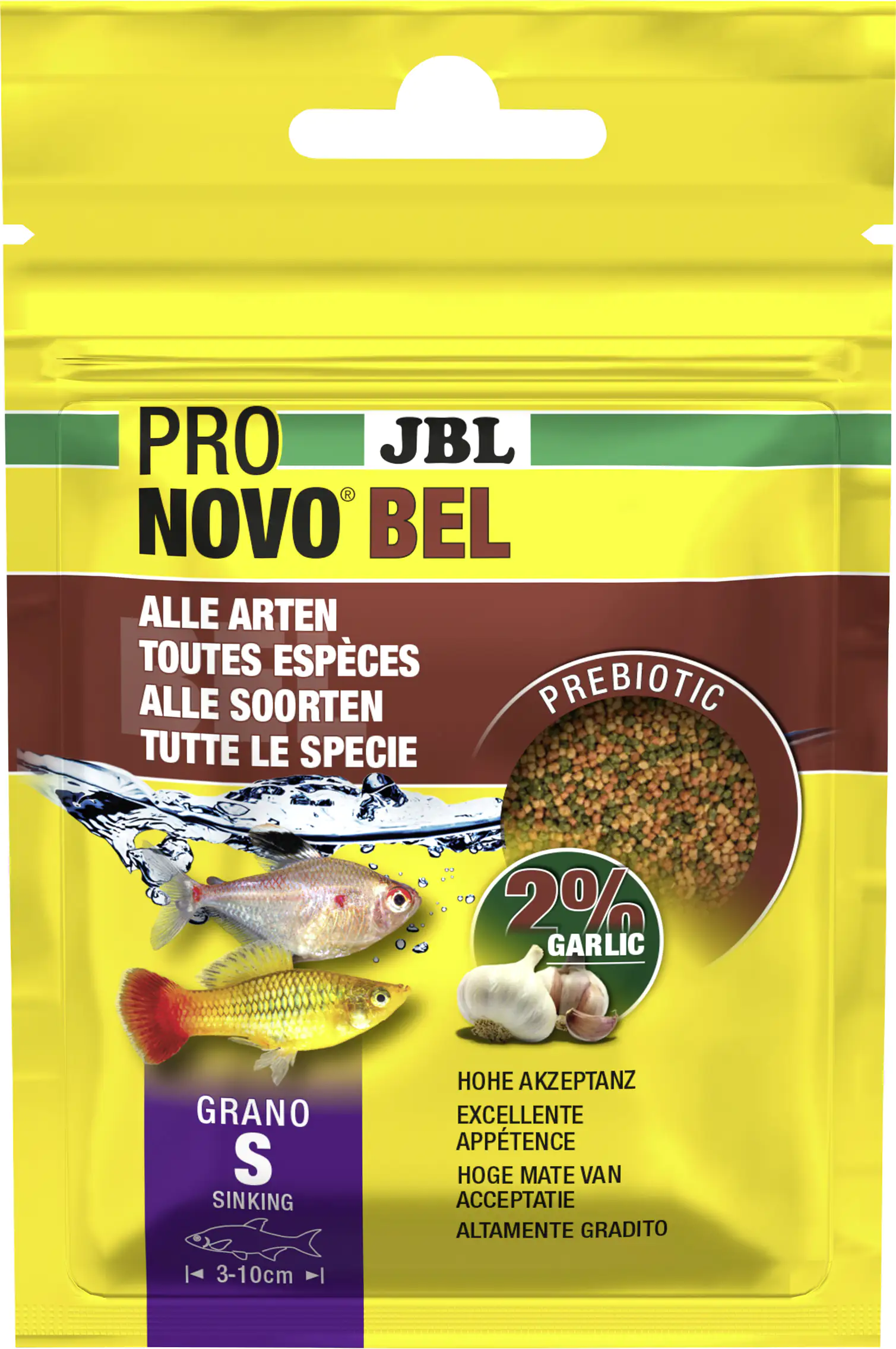 JBL Fischfutter Pronovo Bel Grano S Fischfuttergranulat 20 ml JBL Fischfutter Pronovo Bel Grano S Fischfuttergranulat 20 ml