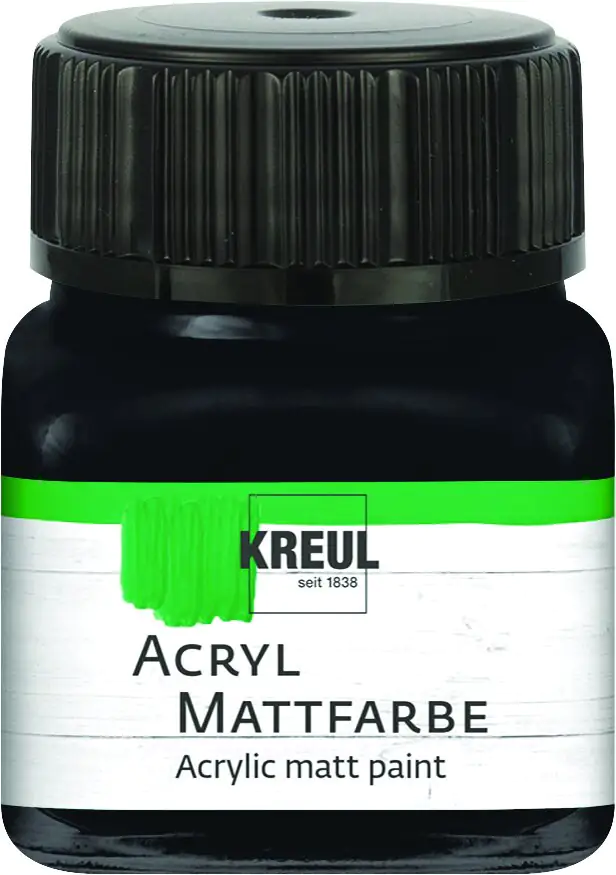 Kreul Acryl Mattfarbe schwarz 20 ml Kreul Acryl Mattfarbe schwarz 20 ml