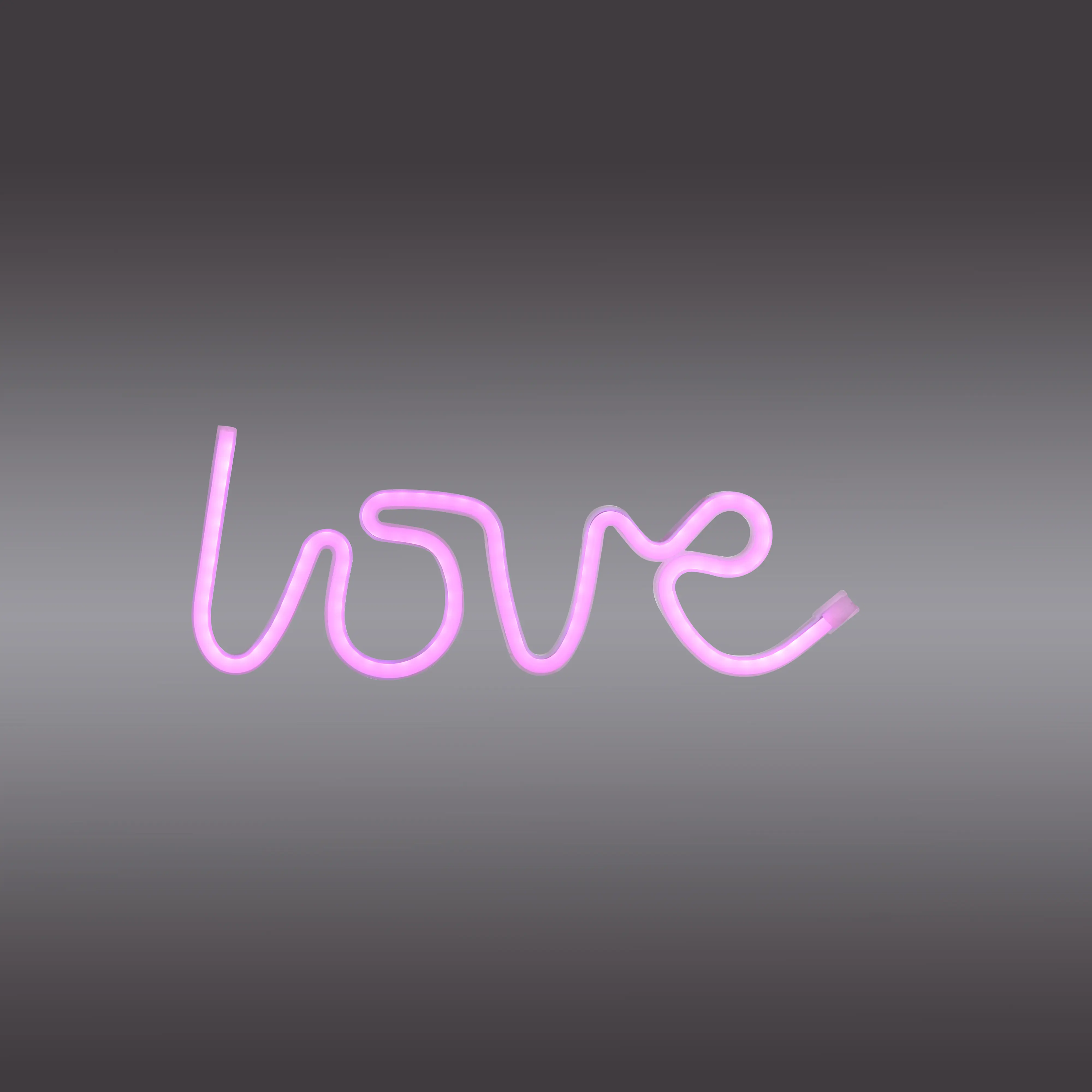 Just light LED Dekoleuchte Love 12,5 x 2 x 34,5 cm Just light LED Dekoleuchte Love 12,5 x 2 x 34,5 cm
