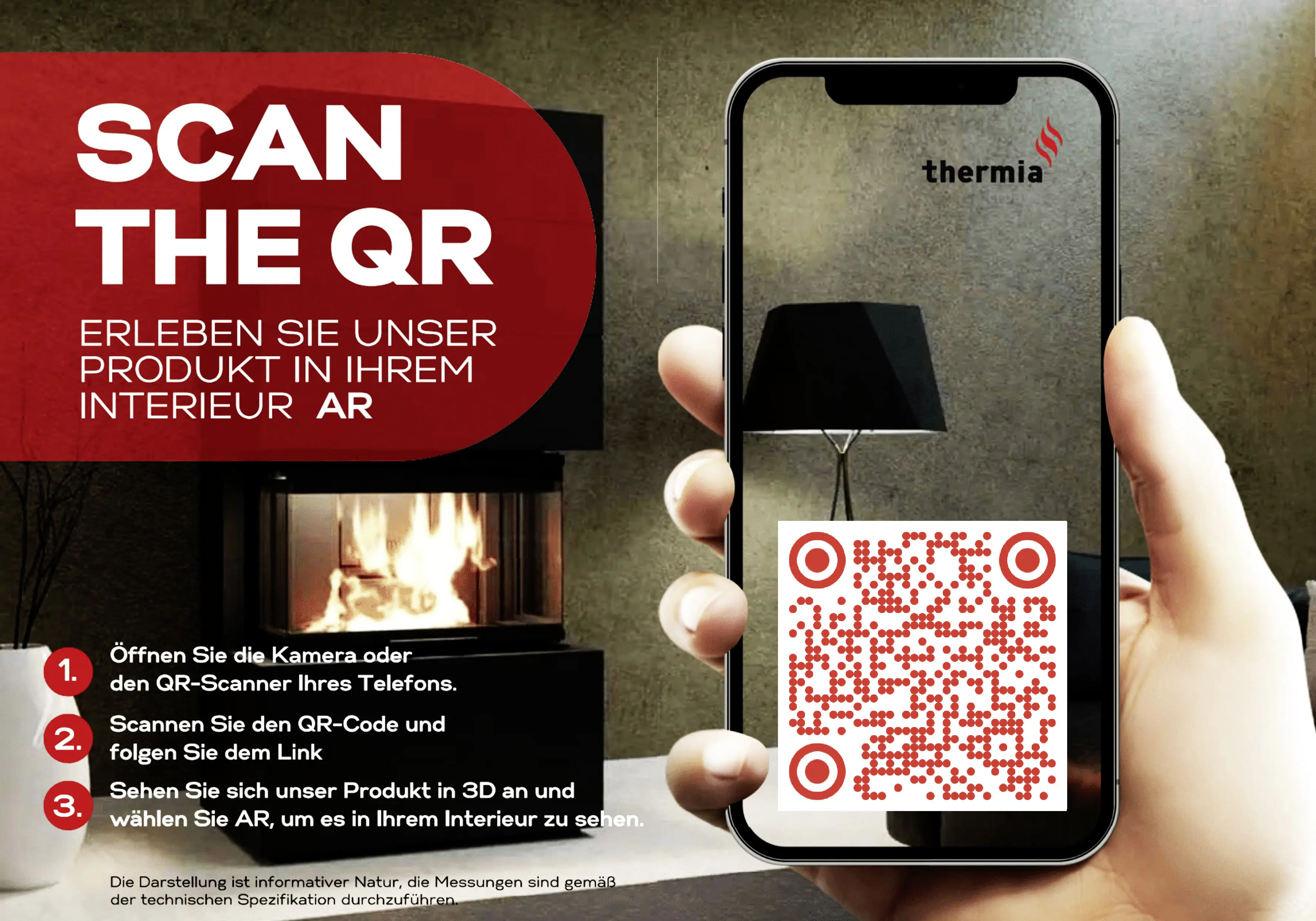 Thermia Kaminofen Xena Mini Stahl weiß 7 kW