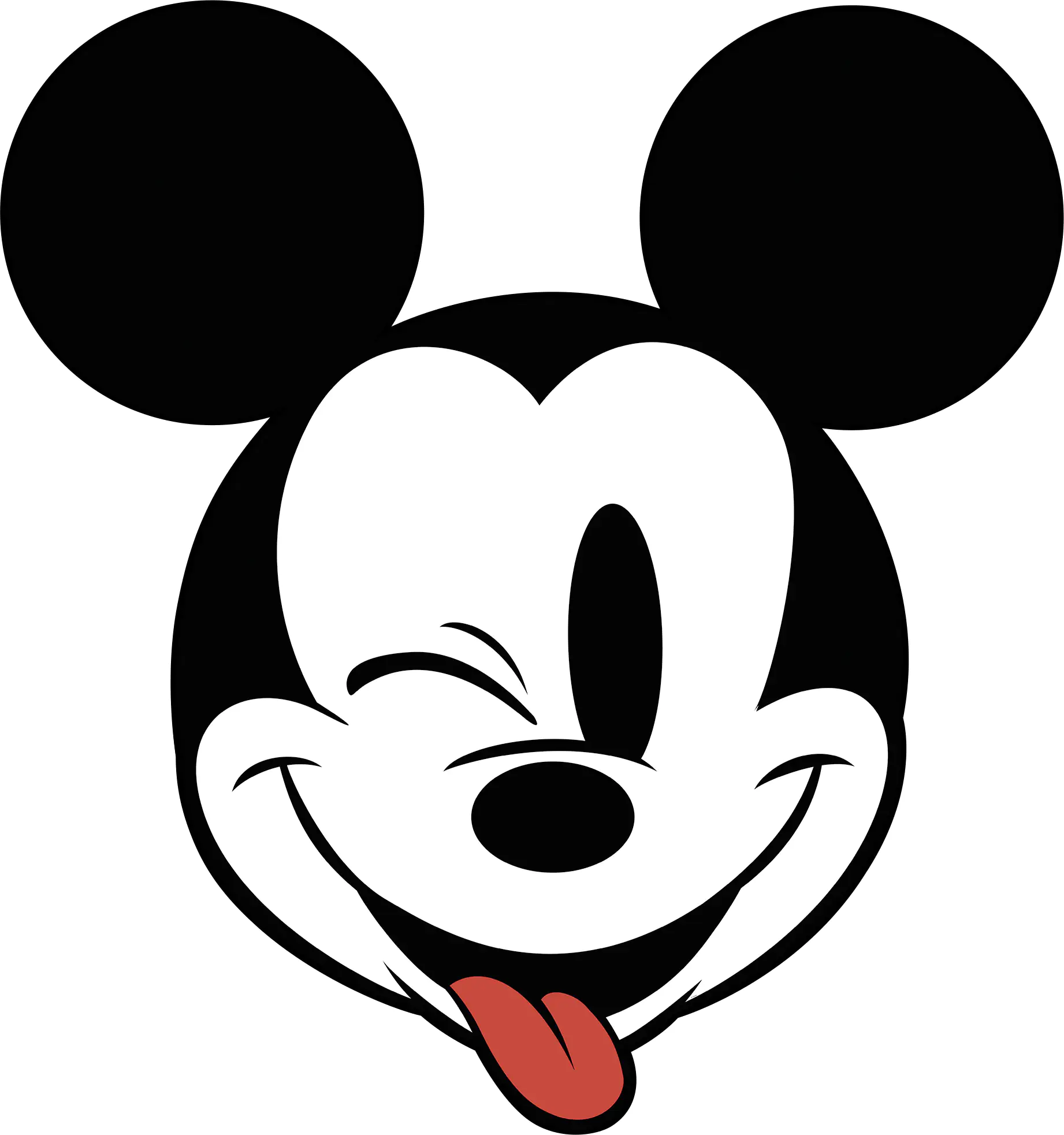 Komar Vlies Fototapete Dot Mickey Head Optimis Ø 128 cm, selbstklebend Komar Vlies Fototapete Dot Mickey Head Optimis Ø 128 cm, selbstklebend