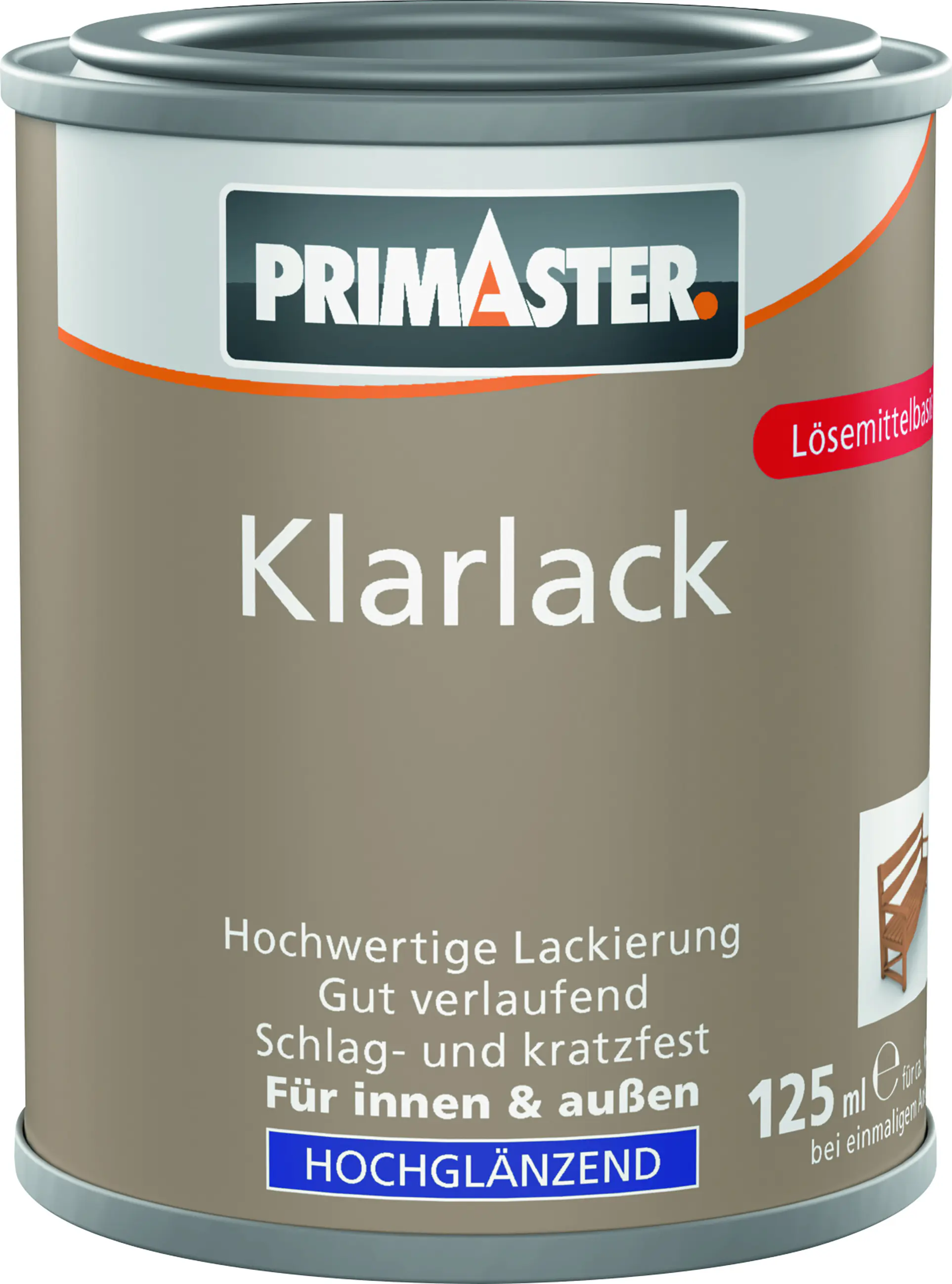 Primaster Klarlack 125 ml farblos hochglänzend