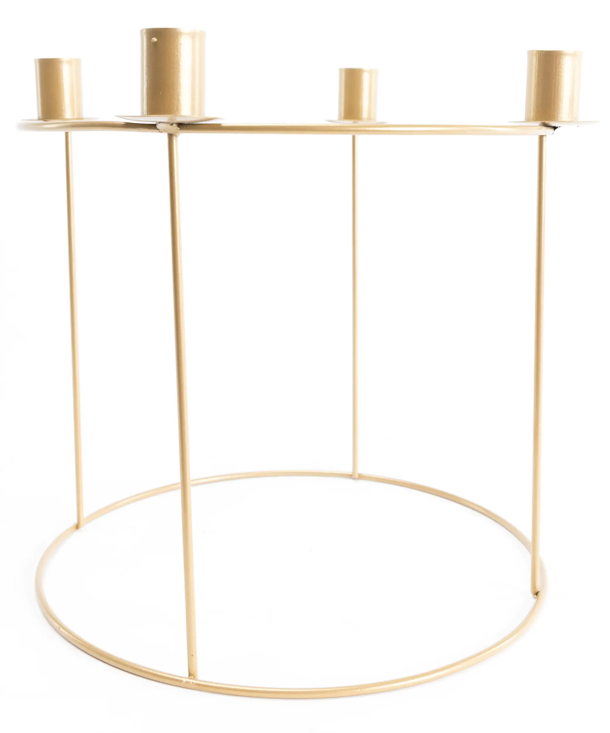 4333692394406 TrendLine Adventskranz Metall Ø 29 x 25 cm gold