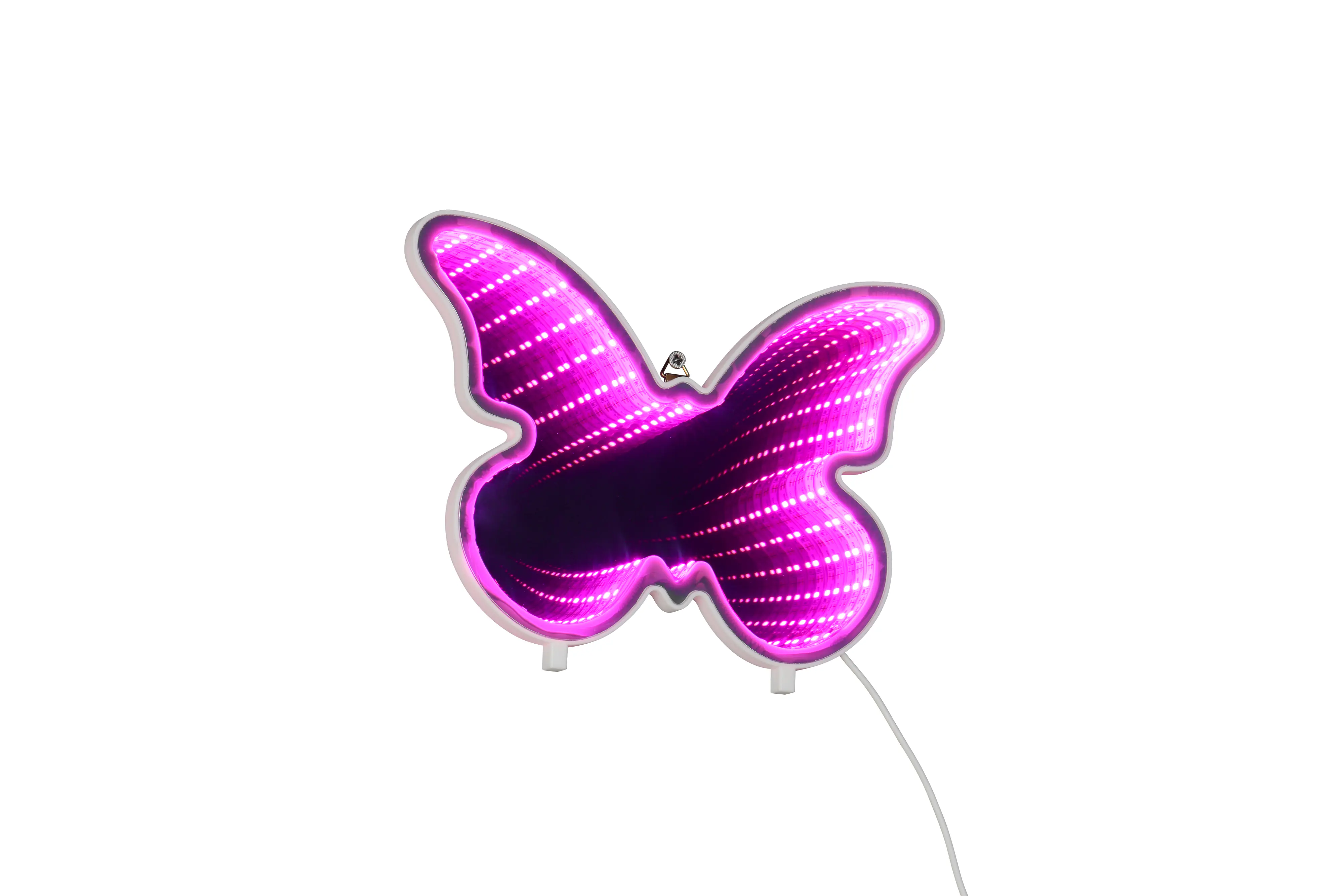 Reality LED-Wandleuchte Papillon 27x26 cm weiß 