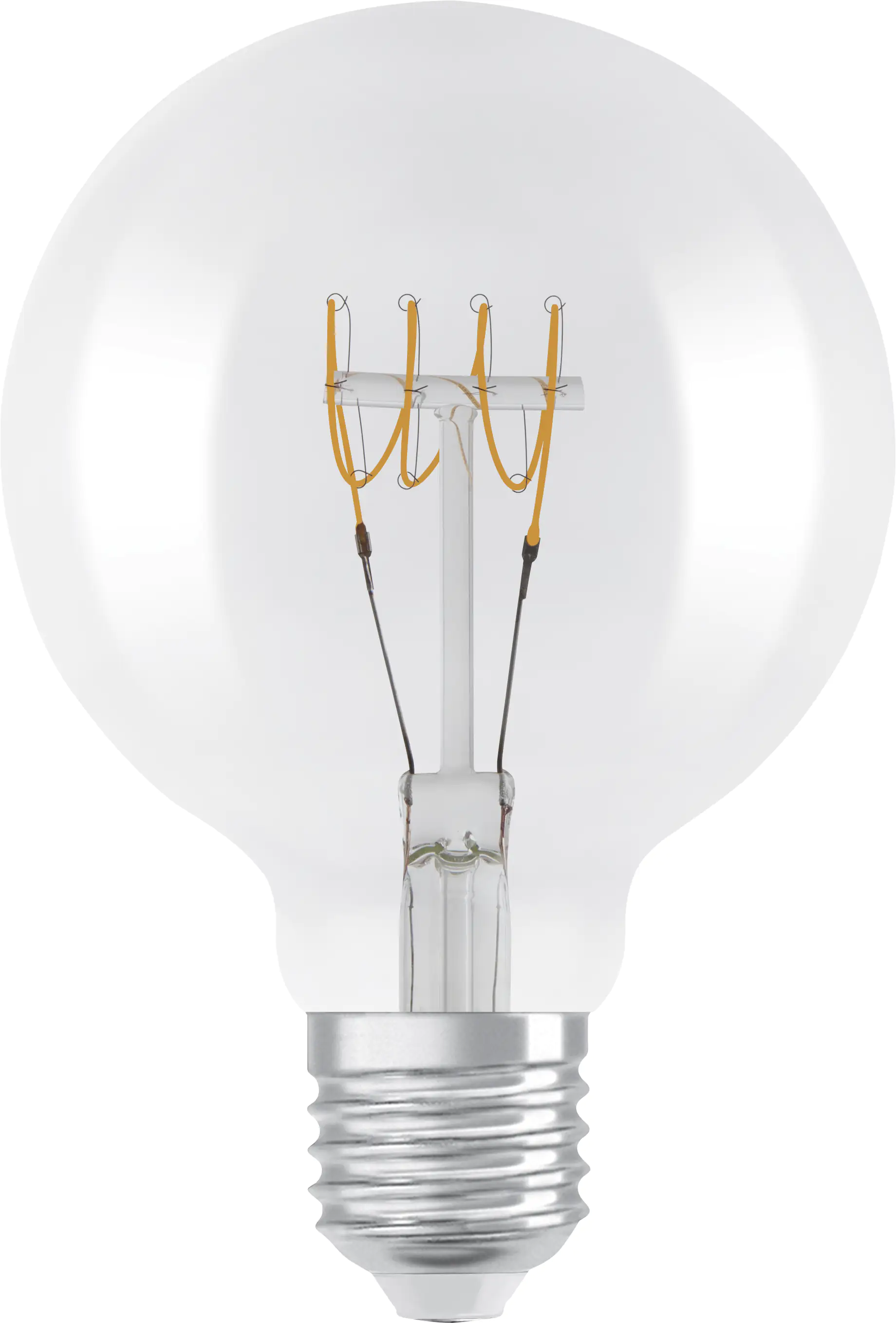 Osram LED Leuchtmittel Globe 95 E27 4,8 W warmweiß klar