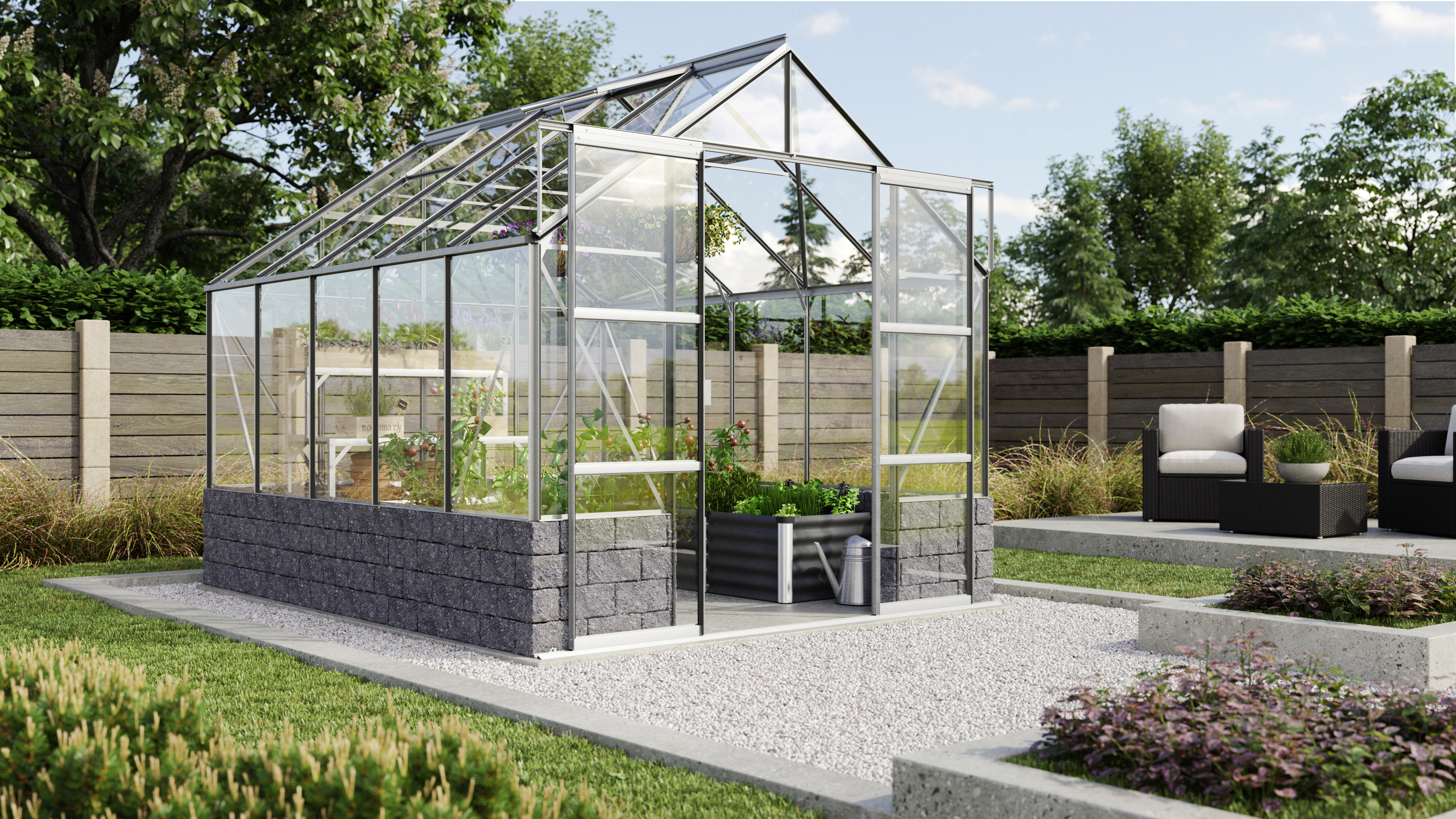 Vitavia Gewächshaus Cassandra 8300 257 x 324 cm 3 mm Sicherheitsglas