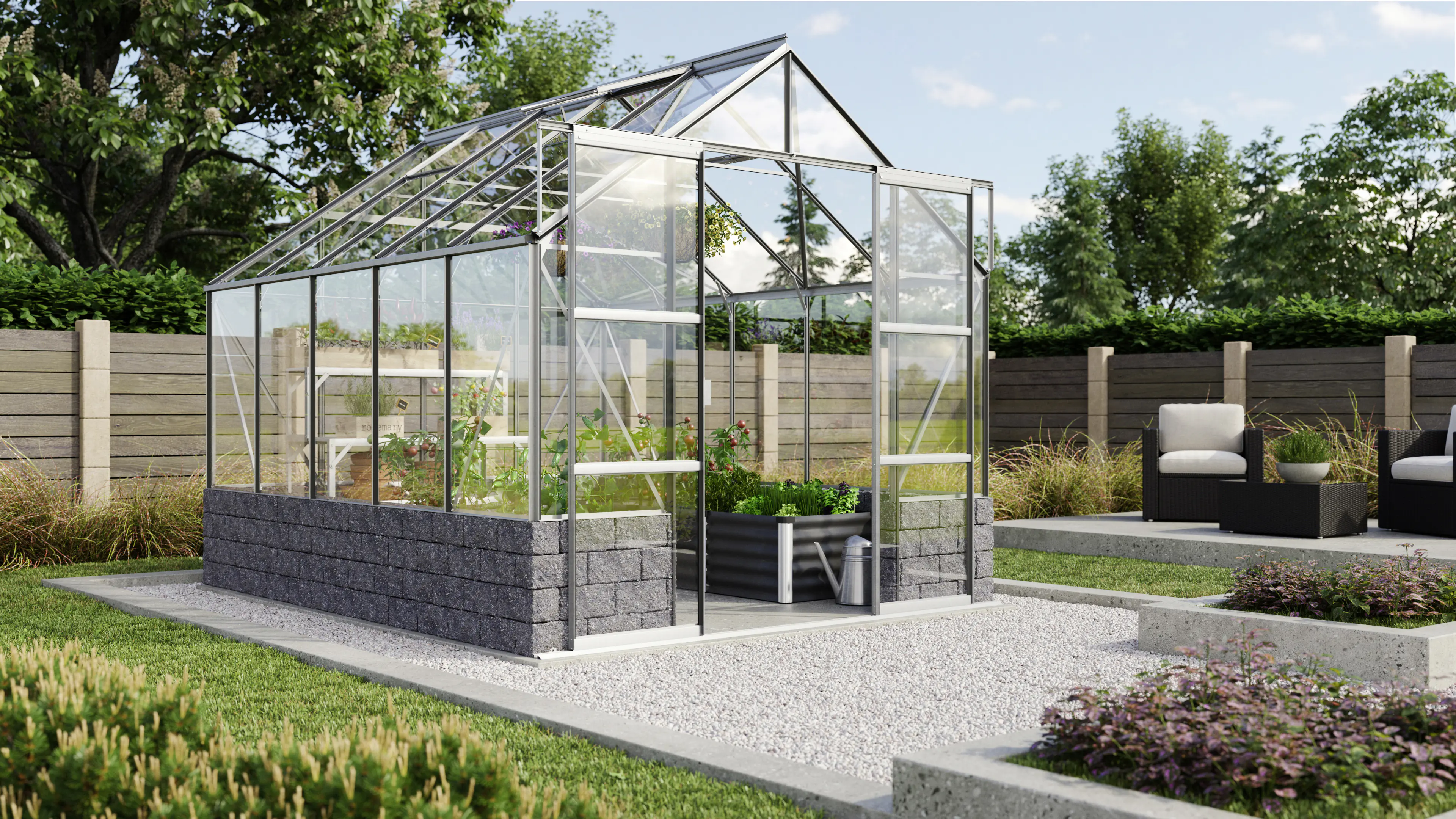 Vitavia Gewächshaus Cassandra 8300 257 x 324 cm 3 mm Sicherheitsglas