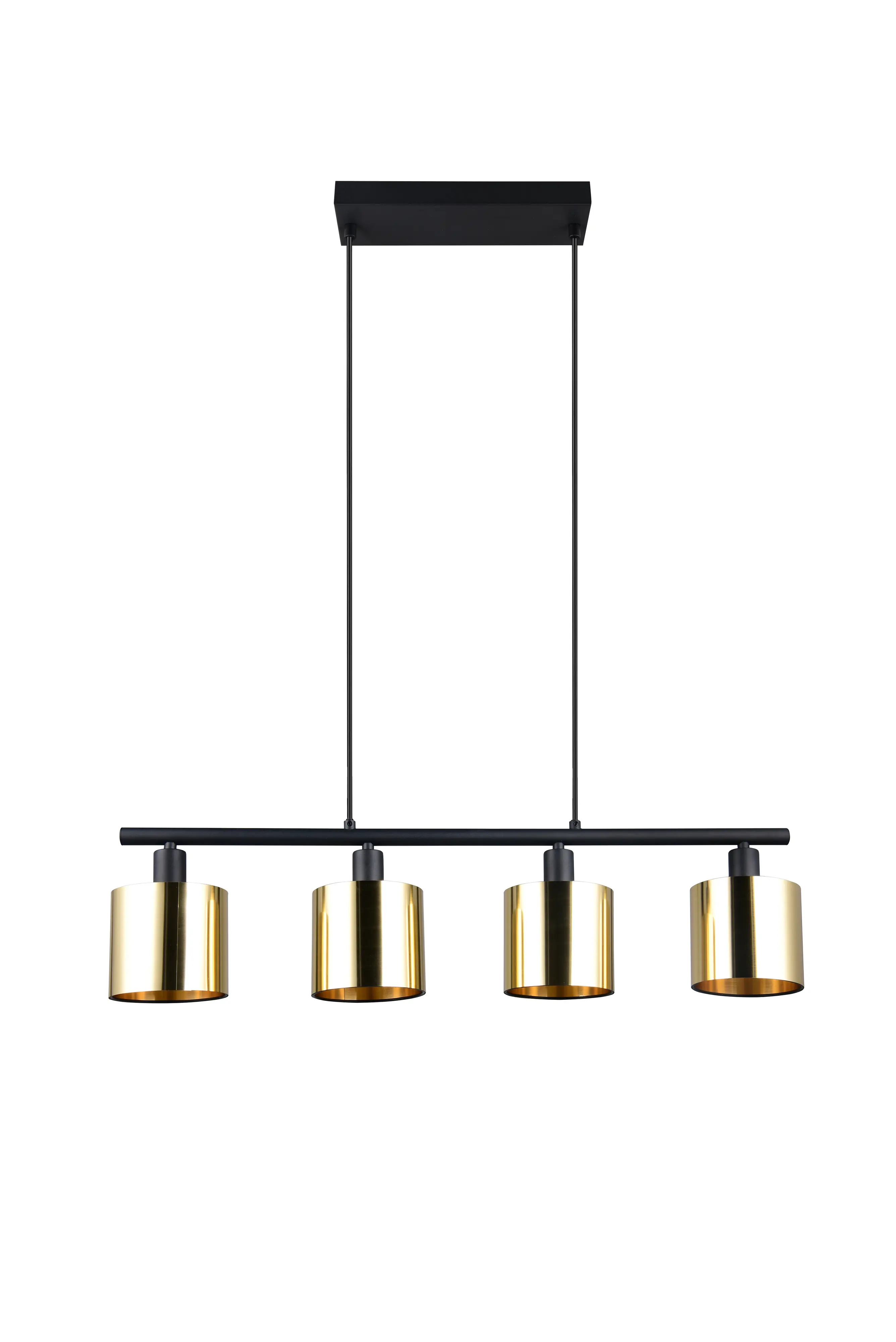 Reality Pendelleuchte Jason ohne Leuchtmittel 150 x 75 cm gold 4 W warmweiß