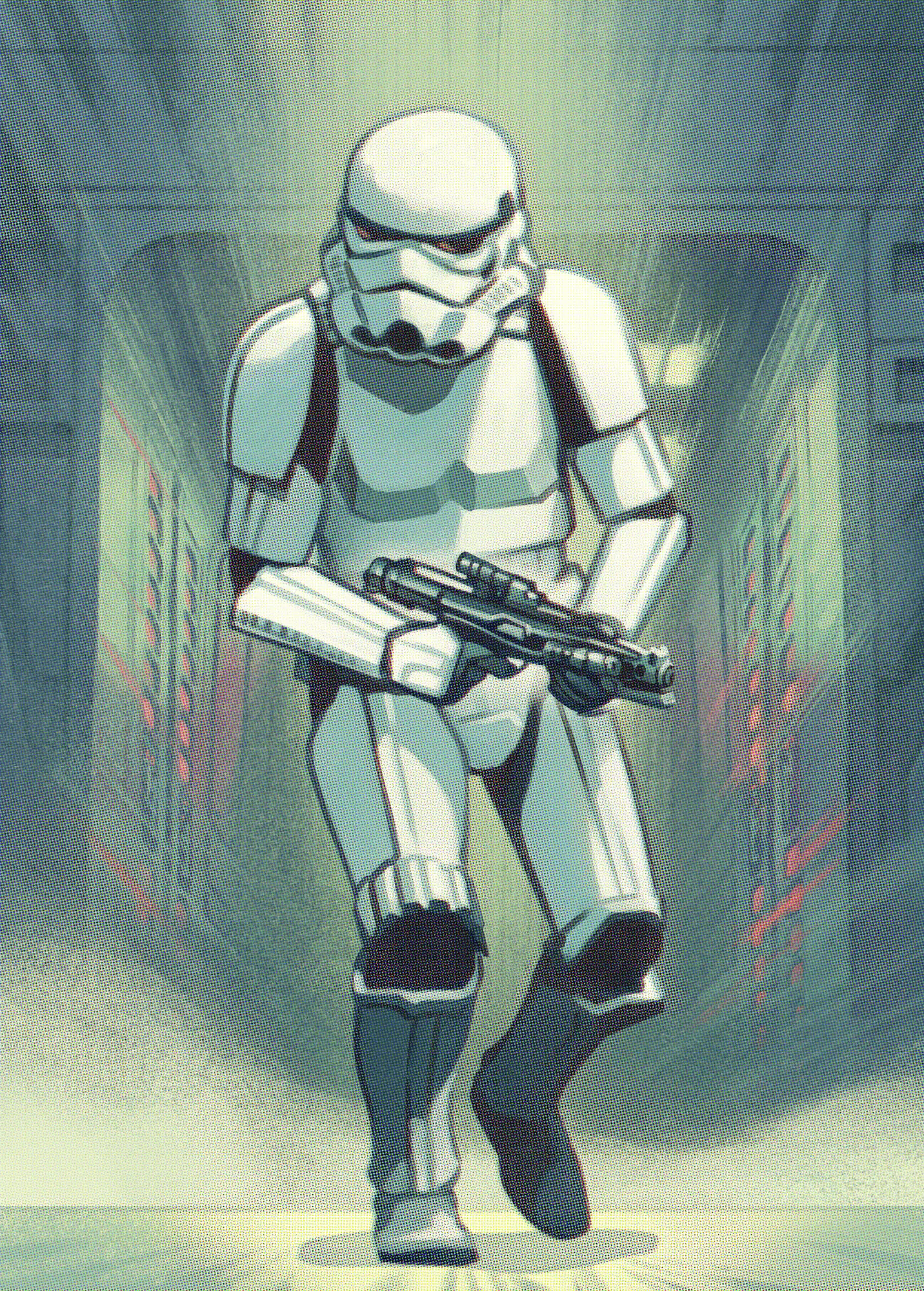 Komar Vlies Fototapete Stormtrooper Print 200 x 280 cm Komar Vlies Fototapete Stormtrooper Print 200 x 280 cm
