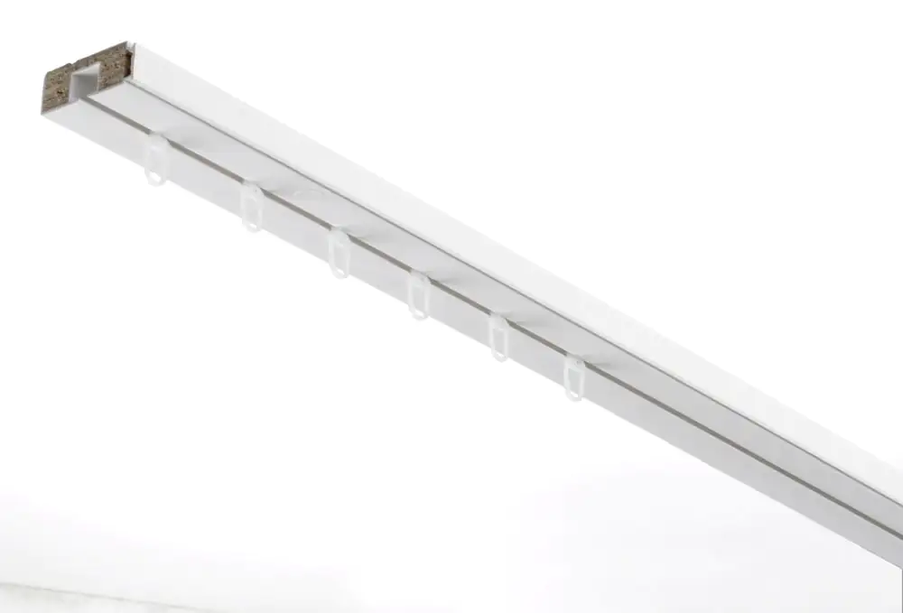 Gardinia Vorhangschiene GE 1-läufig, weiß, 150 cm