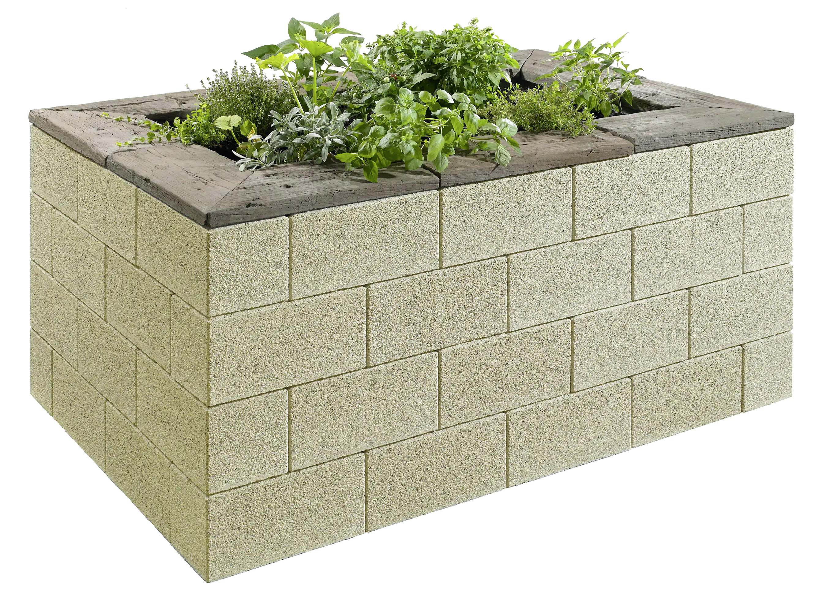 2077881026670_5 Kann Hochbeet-Set Gomera 230 x 150 x 85 cm saharabeige