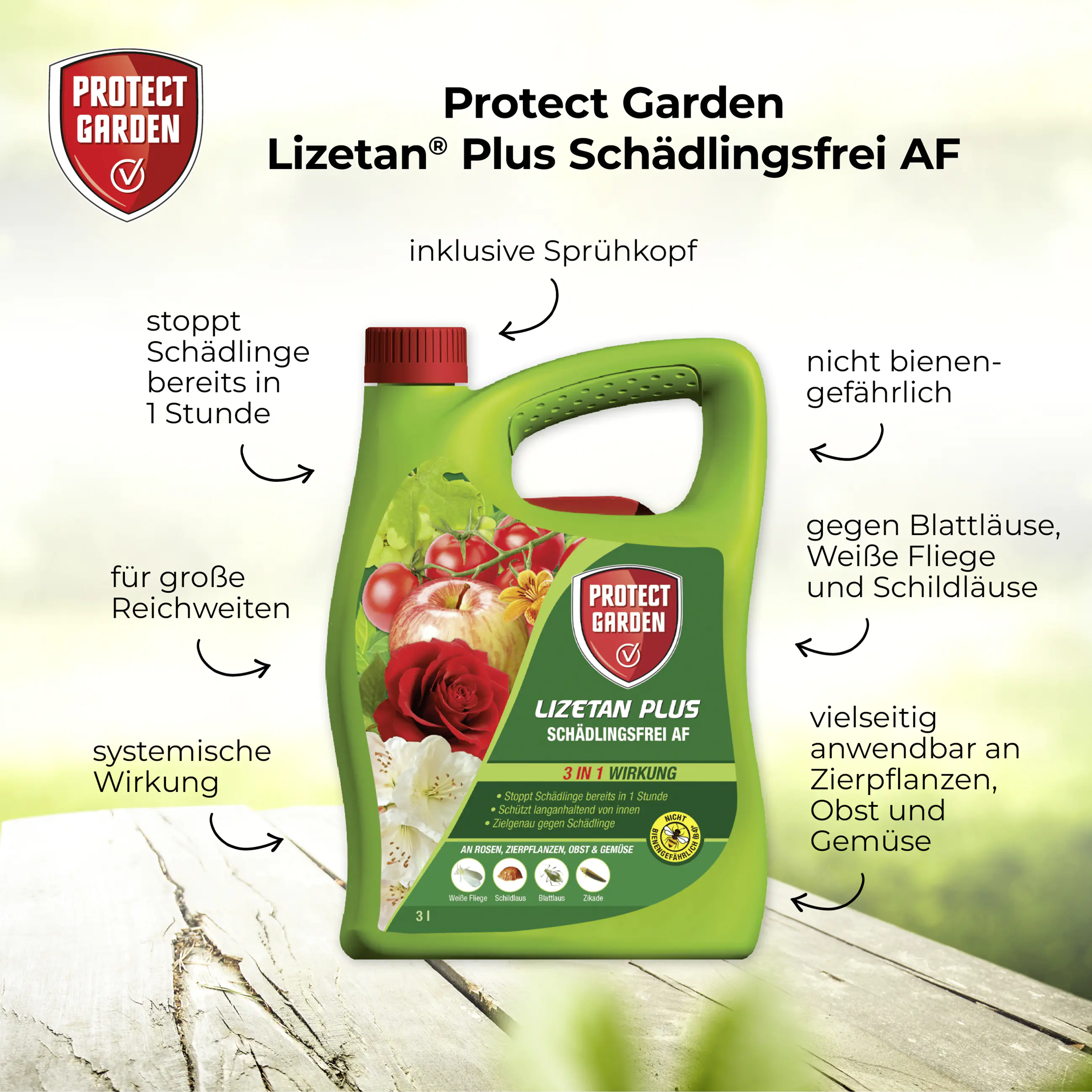 Protect Garden Lizetan Plus Schädlingsfrei AF 3 l