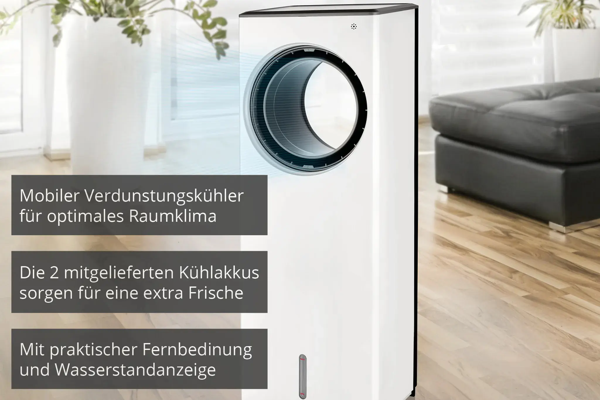 Unold Air Cooler Fresh 110 W 3 Stufen mit Fernbedienung