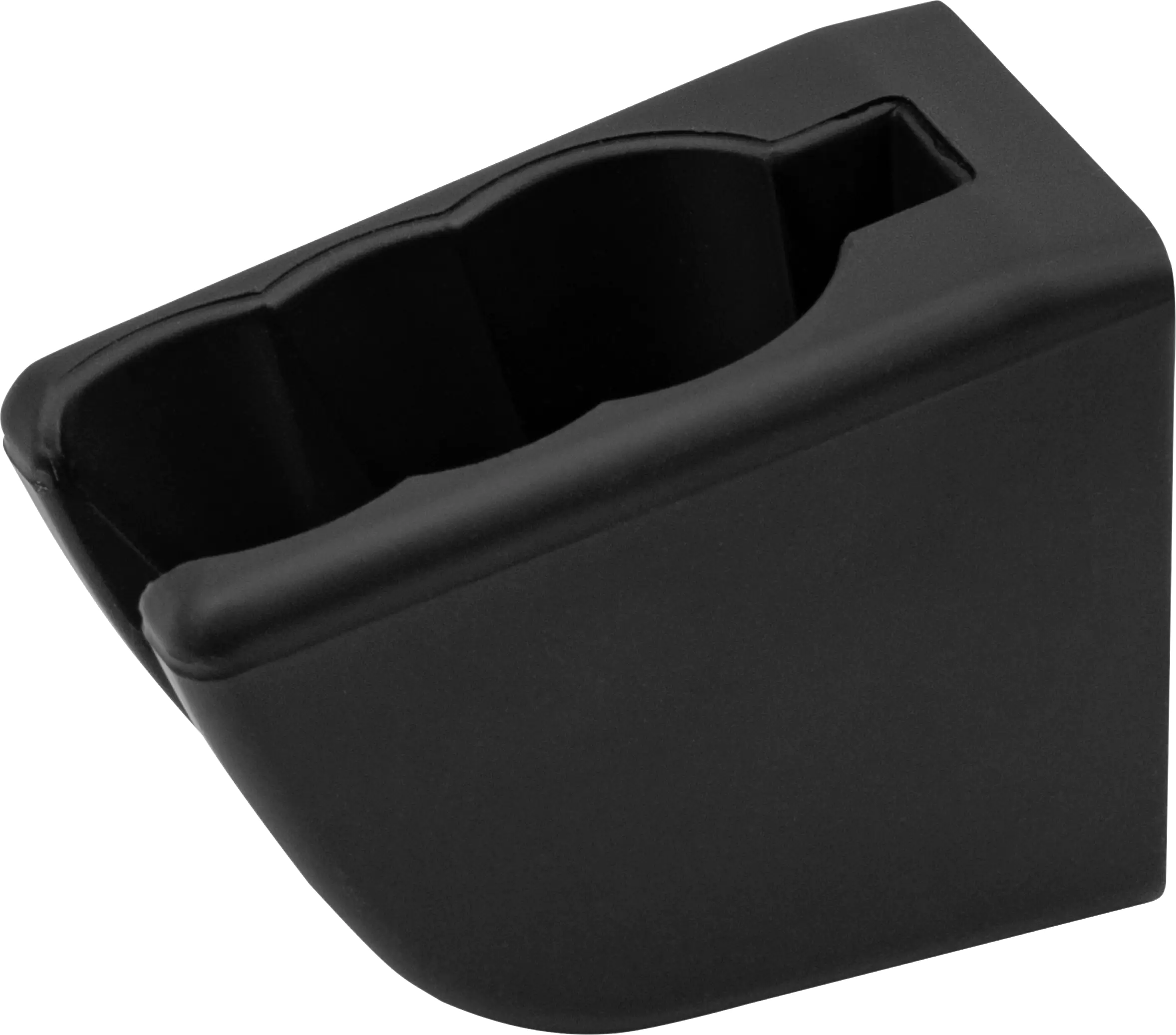 Cornat Brausehalter oval schwarz matt