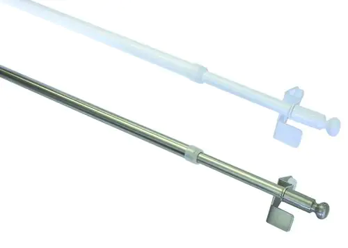 Gardinia Klemmstange Press & Go Filigrano Kugel, edelstahl, 30 - 50 cm