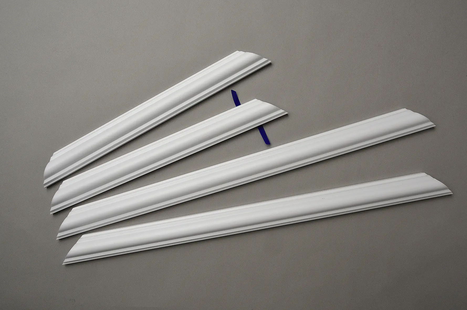 Decosa Wandkassettenset Rike weiß, 40 x 60 cm, selbstklebend