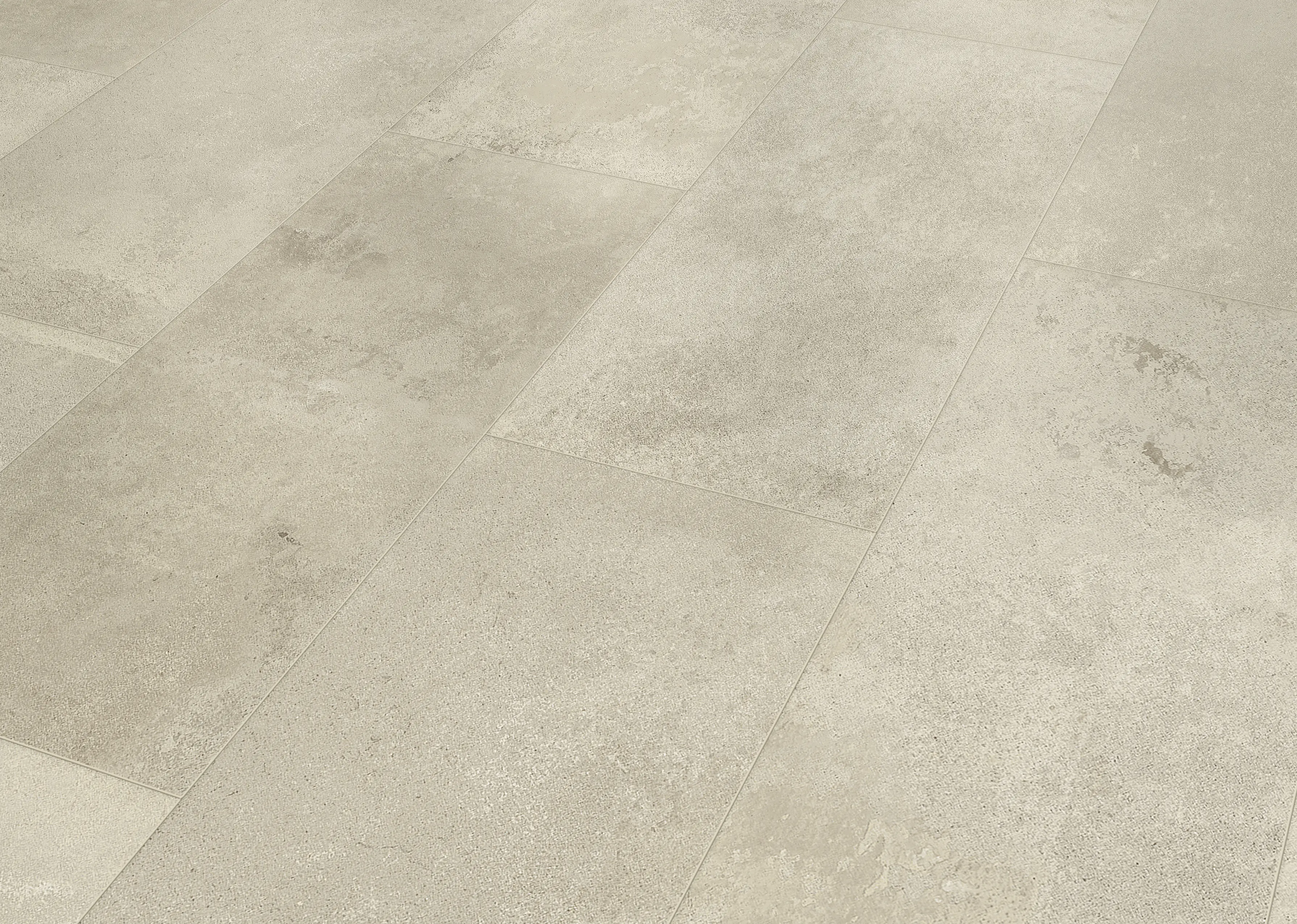 Classen Visiogrande Laminatfliese Megaloc Aquaprotect 60,4 x 28 cm Zementestrich sand