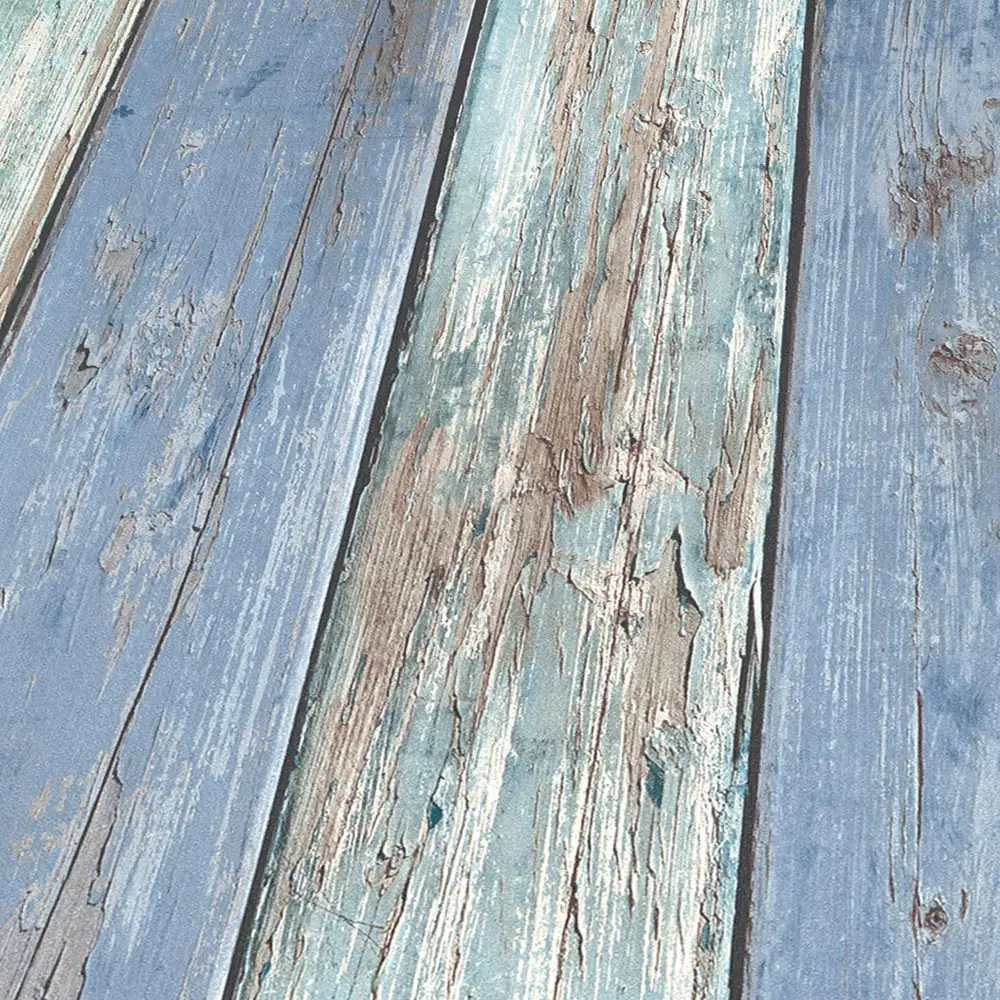 Erismann Vliestapete 10200-08 Imitations 2 Holz blau 10,05 x 0,53 m