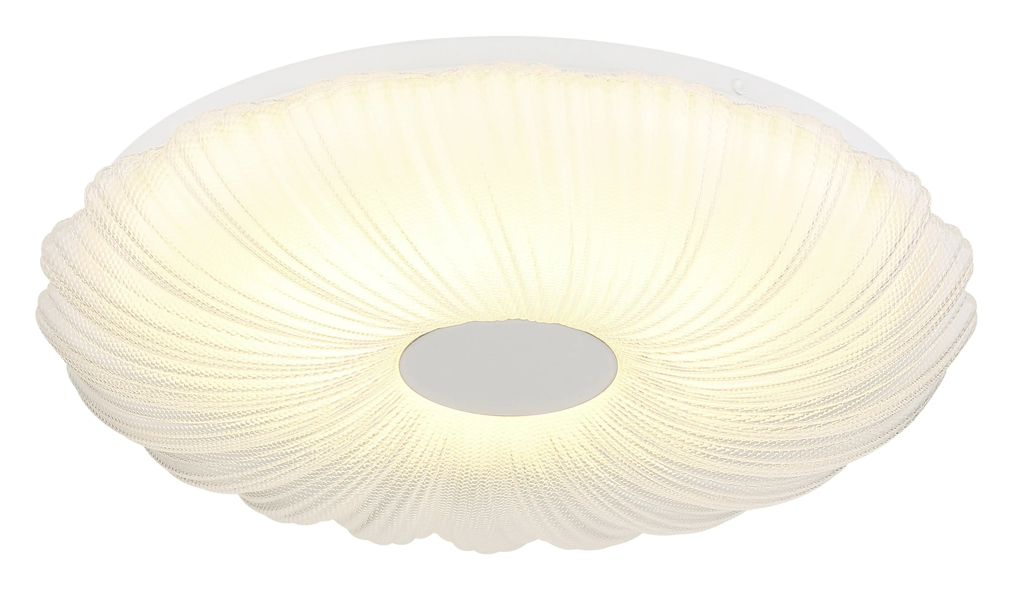 Globo Deckenleuchte Cavendis Ø 38 x 7 cm weiß CCT