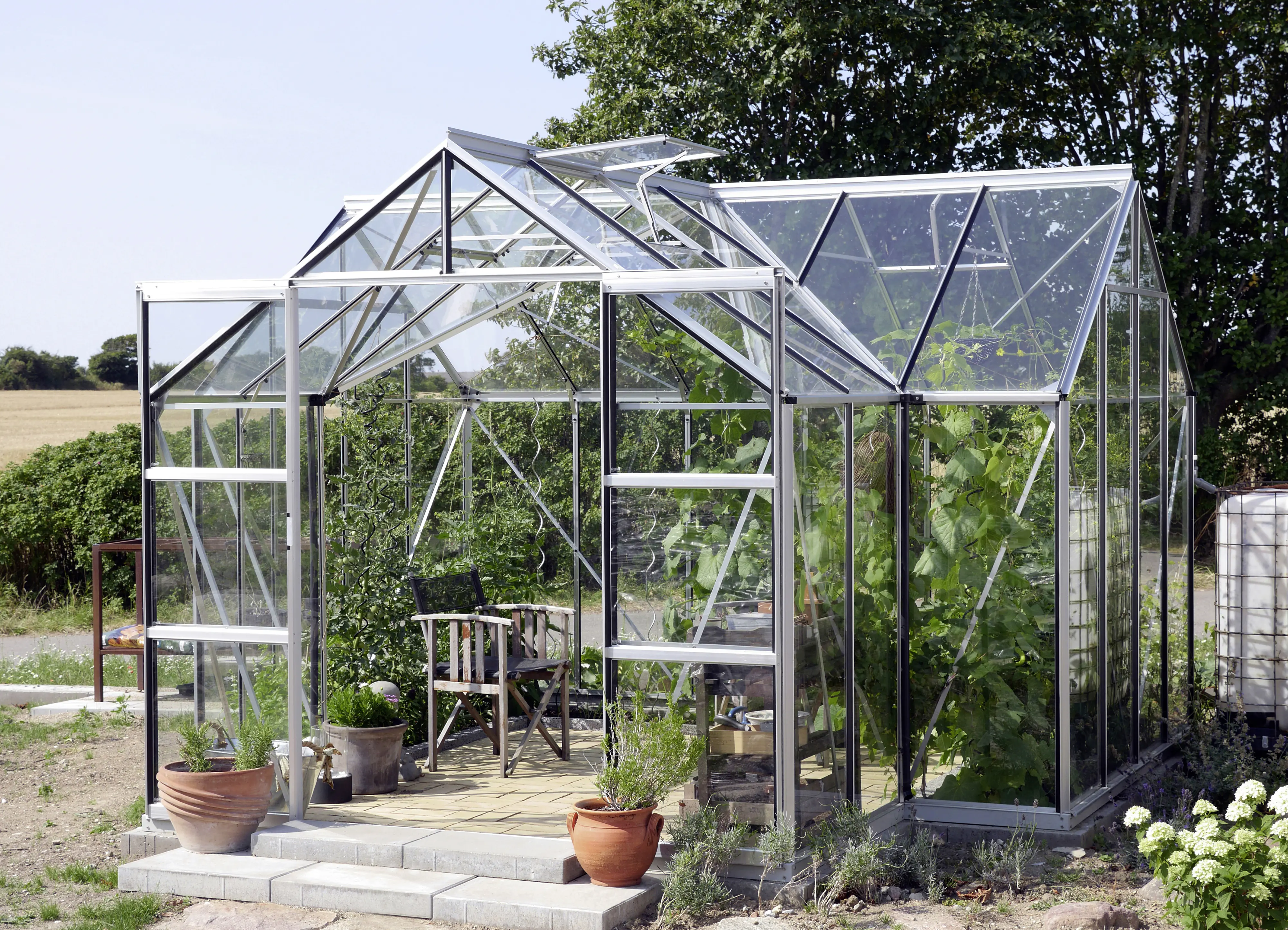 Vitavia Gewächshaus Sirona 13000 381 x 381 cm 3 mm Sicherheitsglas