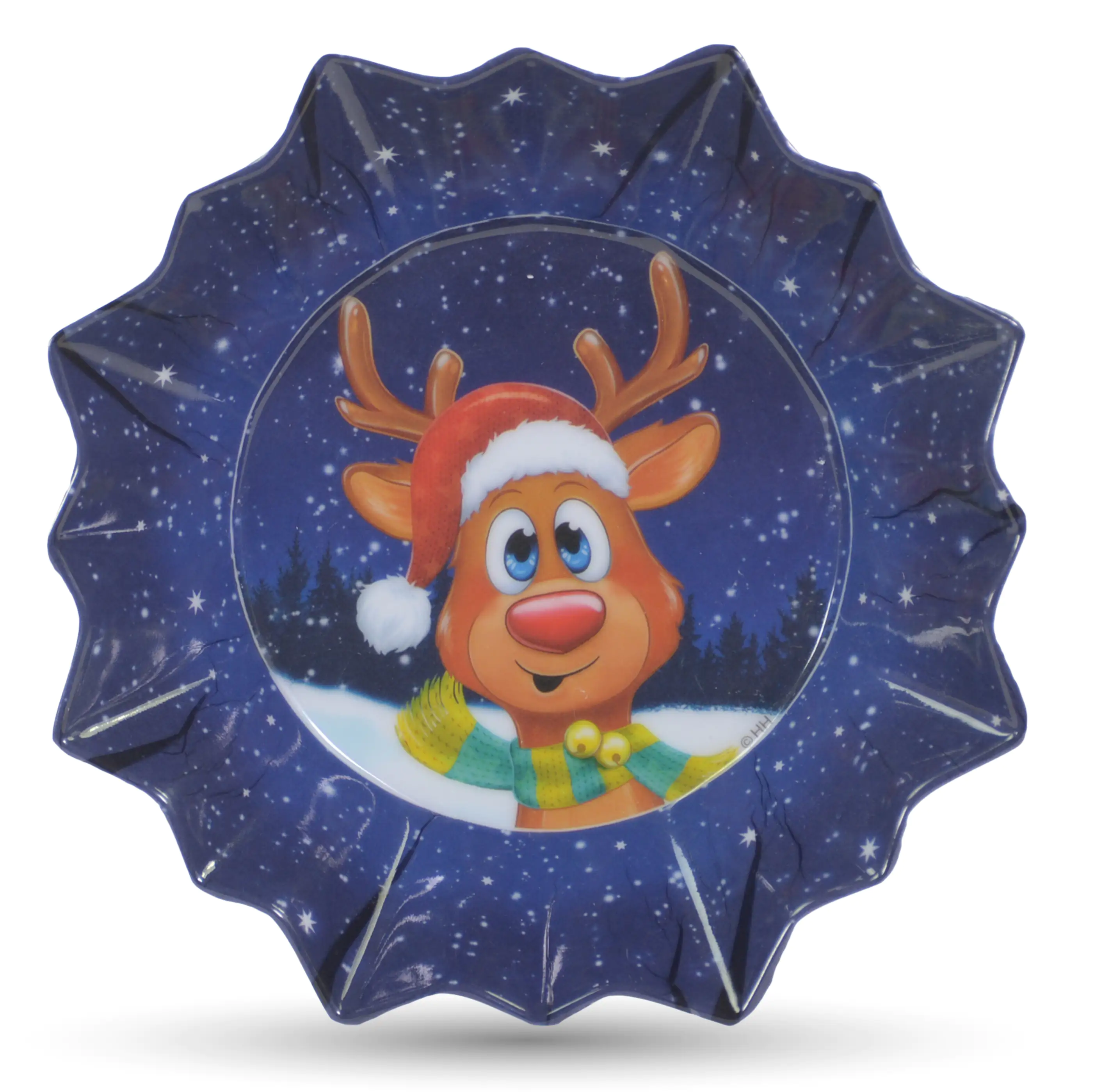 Riffelmacher Teller Stern, Elch Ø 17 cm Riffelmacher Teller Stern, Elch Ø 17 cm