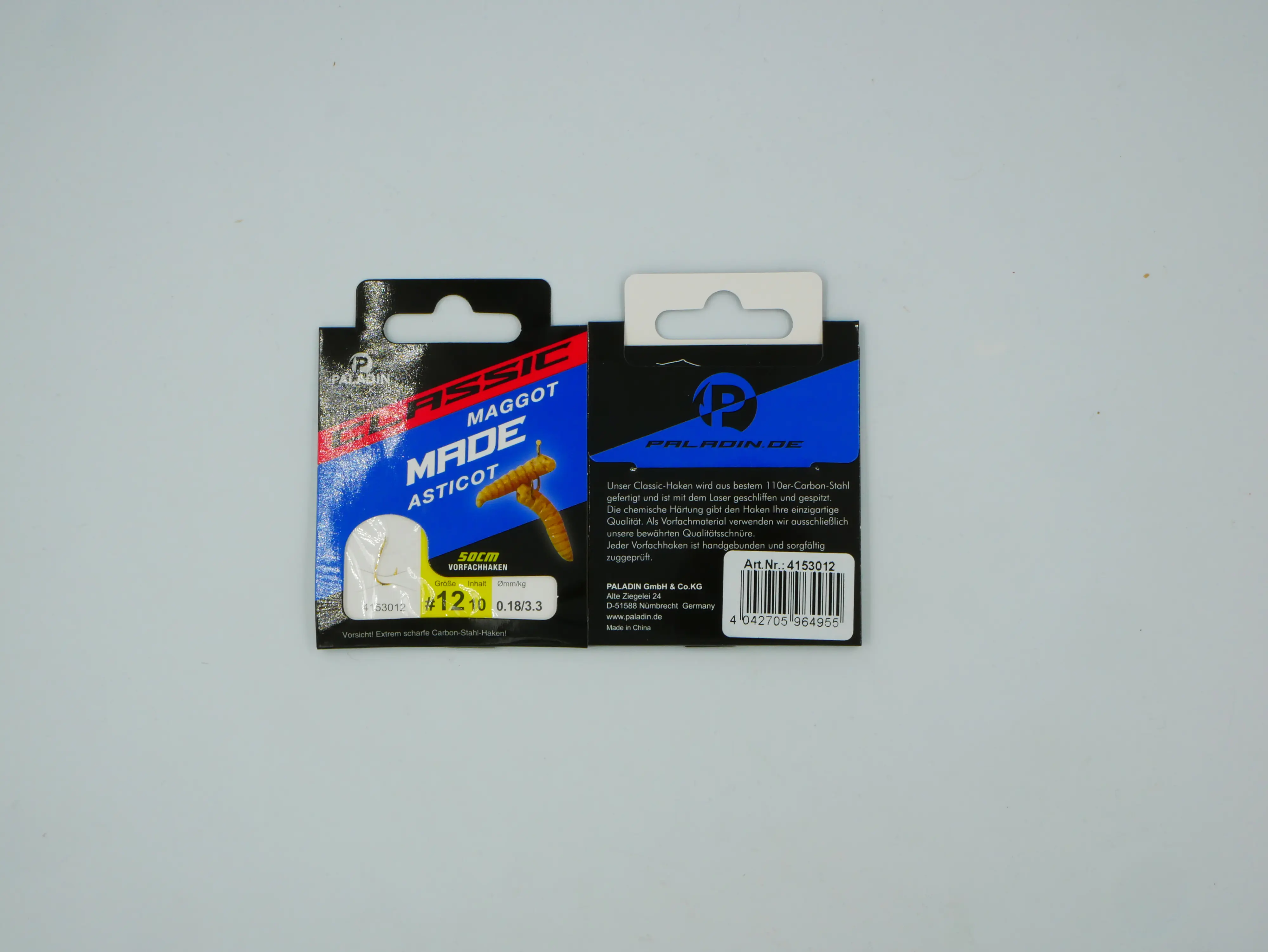 Paladin Madenhaken gebunden Größe 12 50 cm 10 Stück gold Paladin Madenhaken gebunden Größe 12 50 cm 10 Stück gold