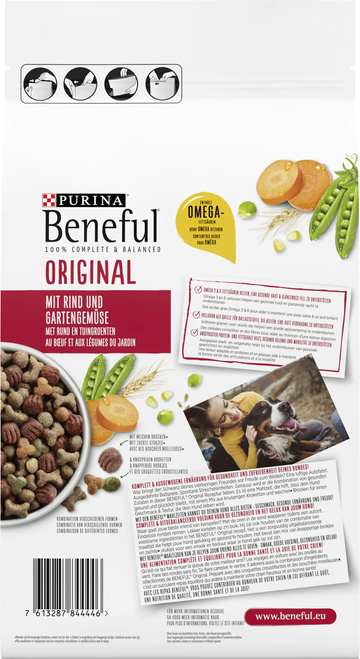 Beneful Hundefutter Original mit Rind & Gartengemüse 1,4 kg Beneful Hundefutter Original mit Rind & Gartengemüse 1,4 kg