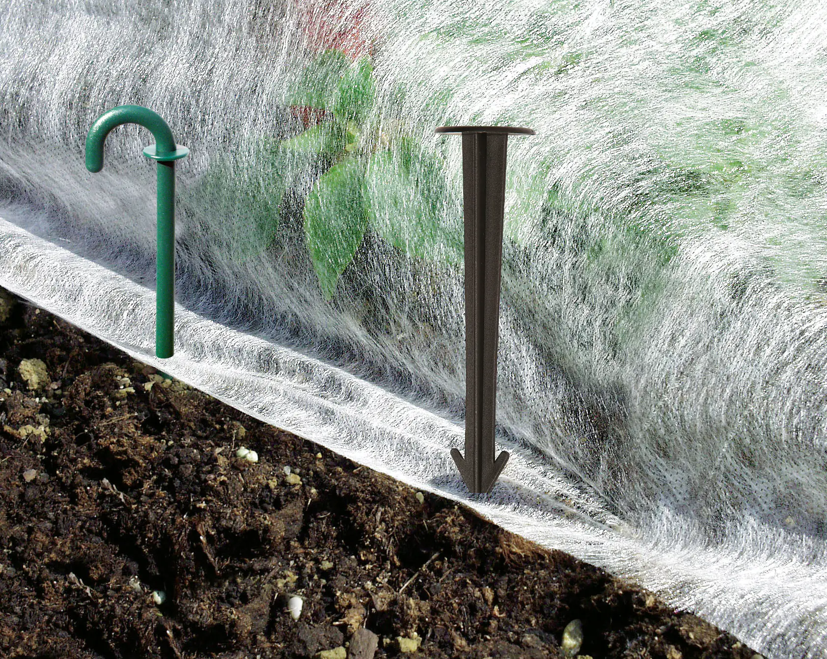 Vlies & Netzhaken 11,5 cm, 6 Stück