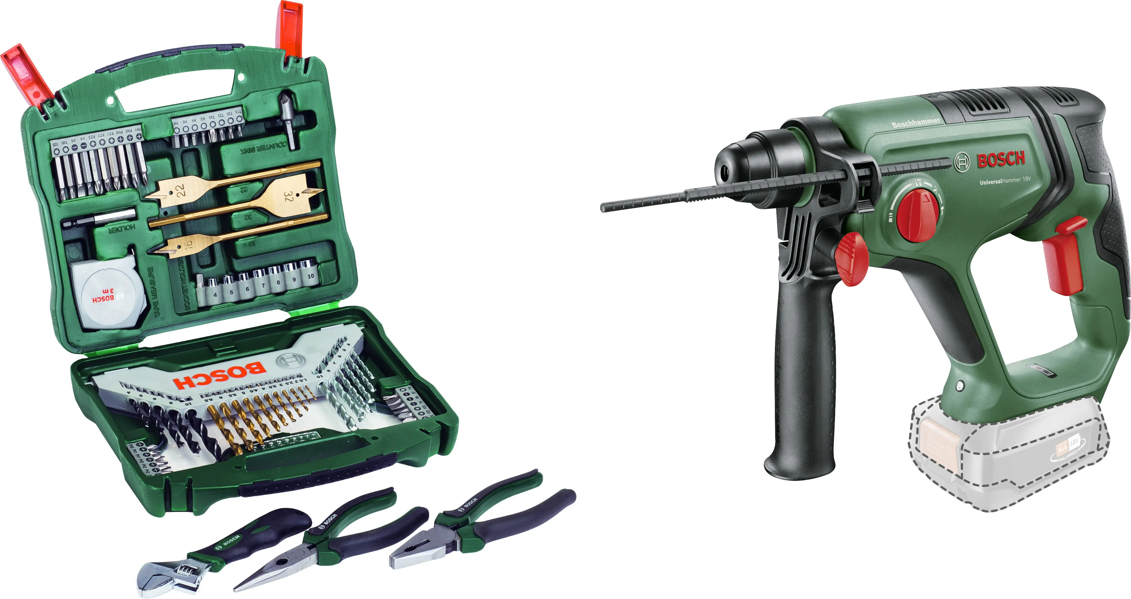 Bosch Akku-Bohrhammer UniversalHammer 18V Solo Bosch Akku-Bohrhammer UniversalHammer 18V Solo