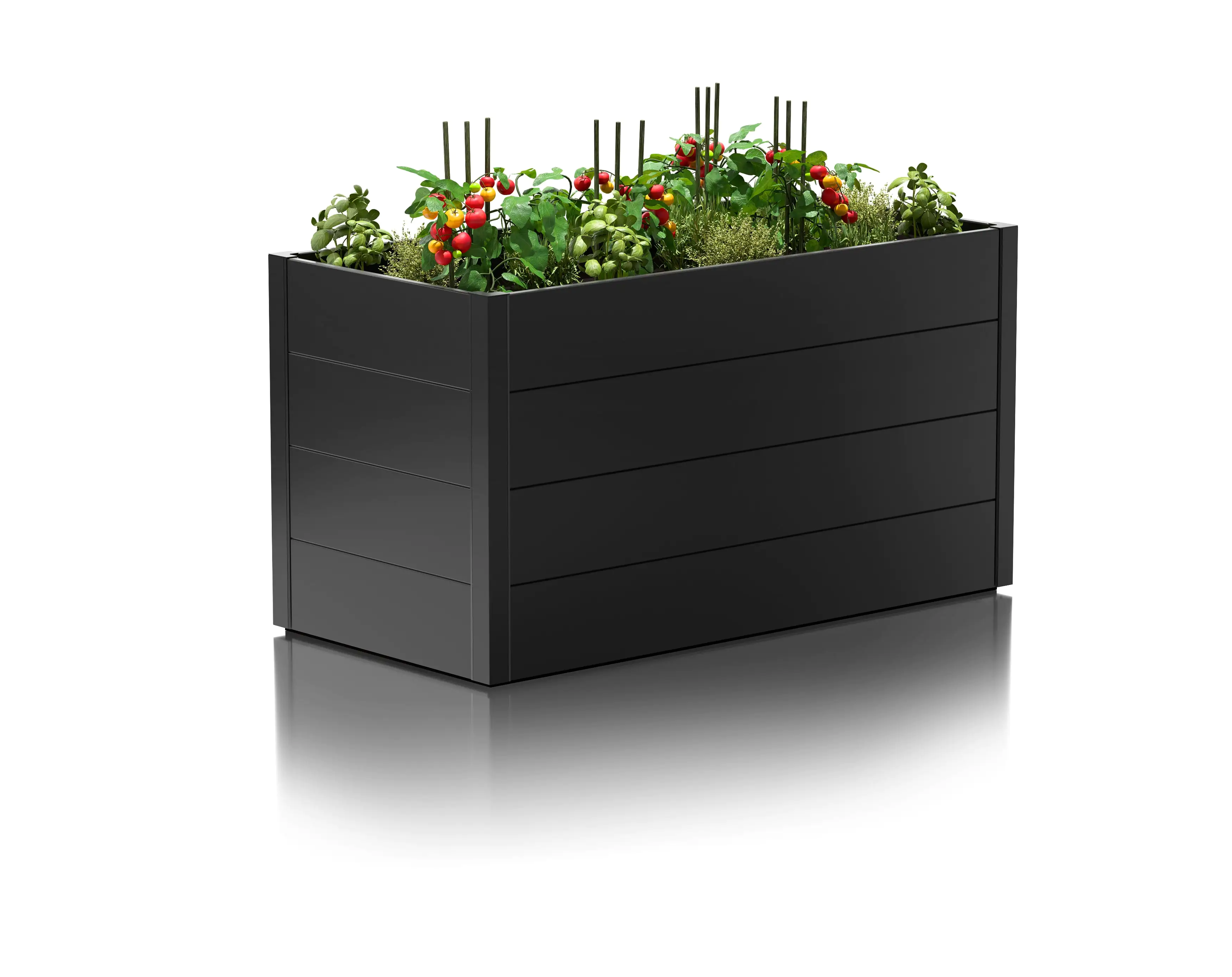 Guardi Hochbeet M 140 x 70 x 76 cm anthrazit kaufen Globus Baumarkt