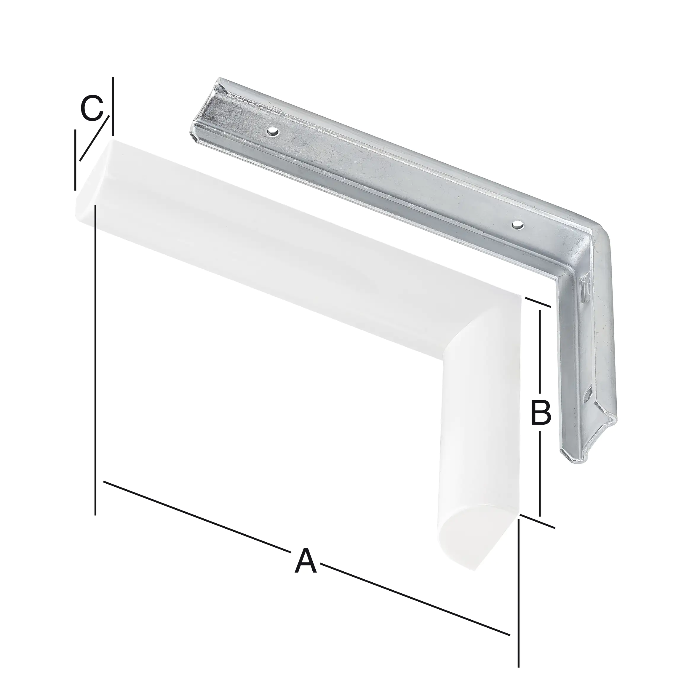 Vormann Design-Konsolen weiß 135 x 90 x 28 mm Vormann Design-Konsolen weiß 135 x 90 x 28 mm