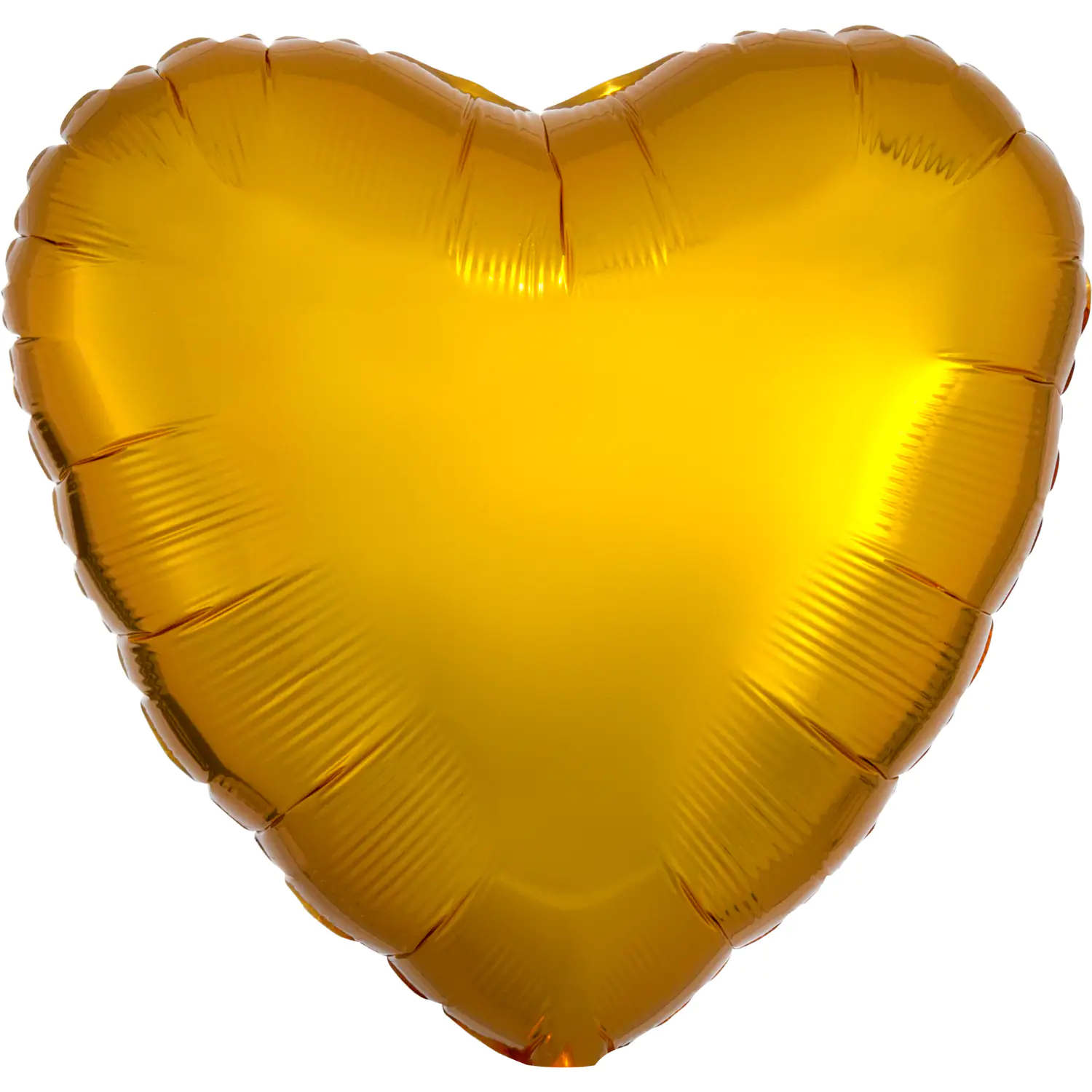 Folienballon Metallic Gold Herz 43 cm Folienballon Metallic Gold Herz 43 cm