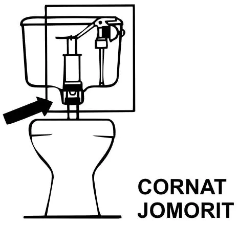 Cornat Glockendichtung Jomo für Spülkästen/Ablaufventil