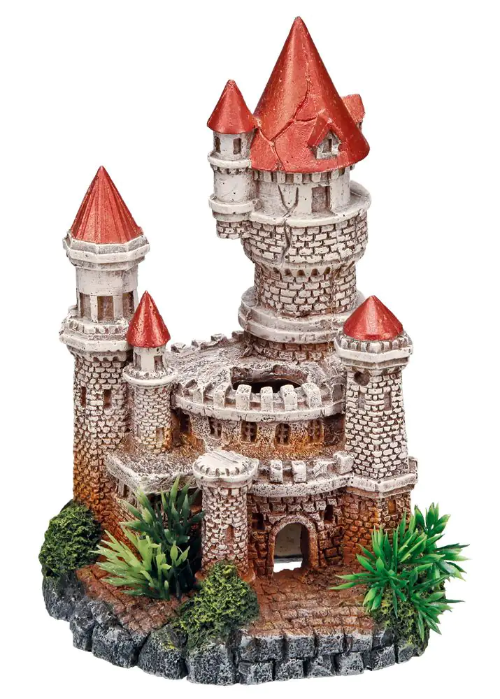 Nobby Aqua Ornaments Schloss mit Pflanzen 12 x 10,5 x 18 cm