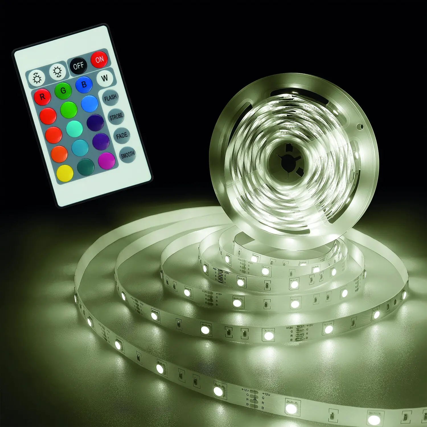 MegaLight LED Stripe 5m Tuya Smart 24W, dimmbar, warmweiß-kaltweiß MegaLight LED Stripe 5m Tuya Smart 24W, dimmbar, warmweiß-kaltweiß