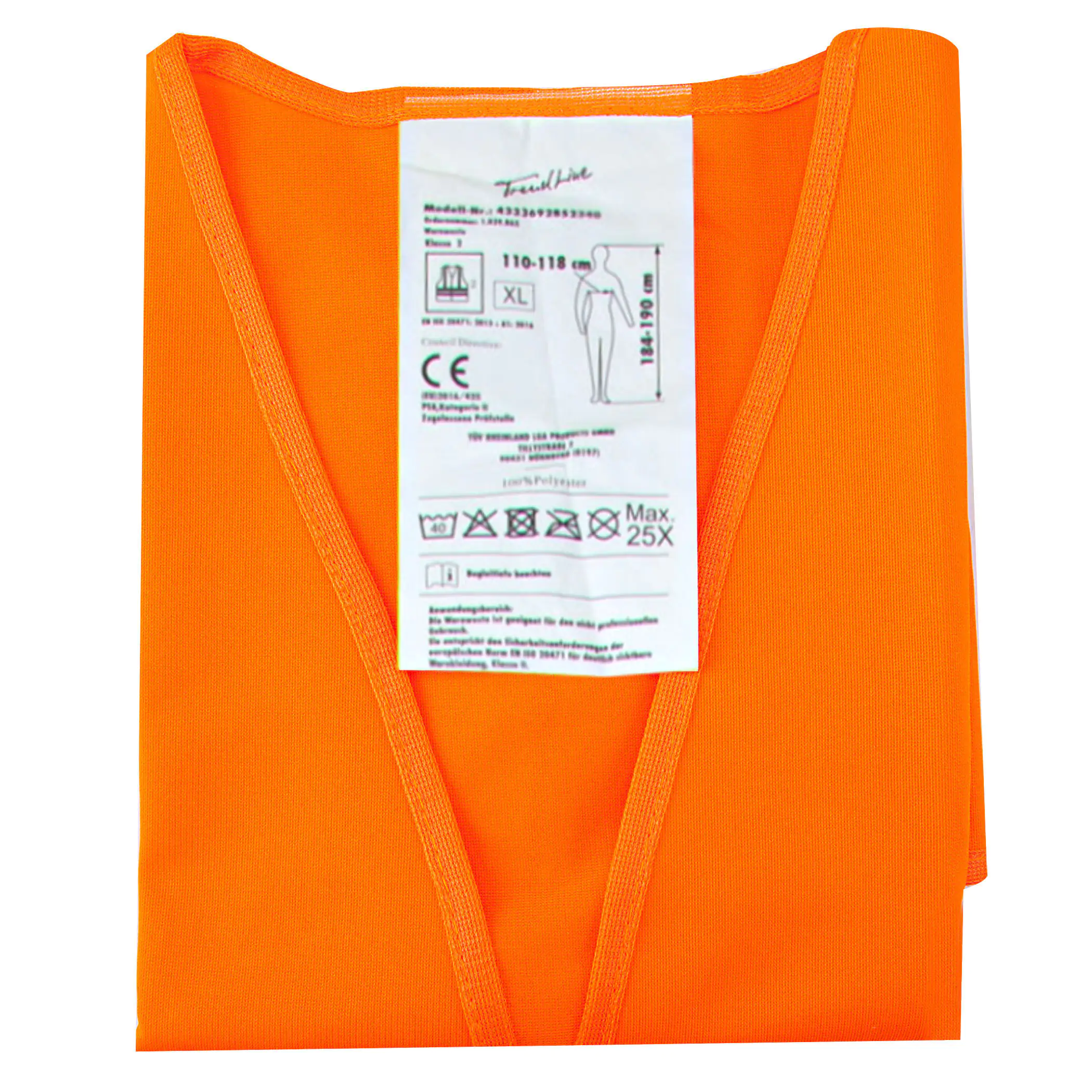 TrendLine Warnweste universal orange XL