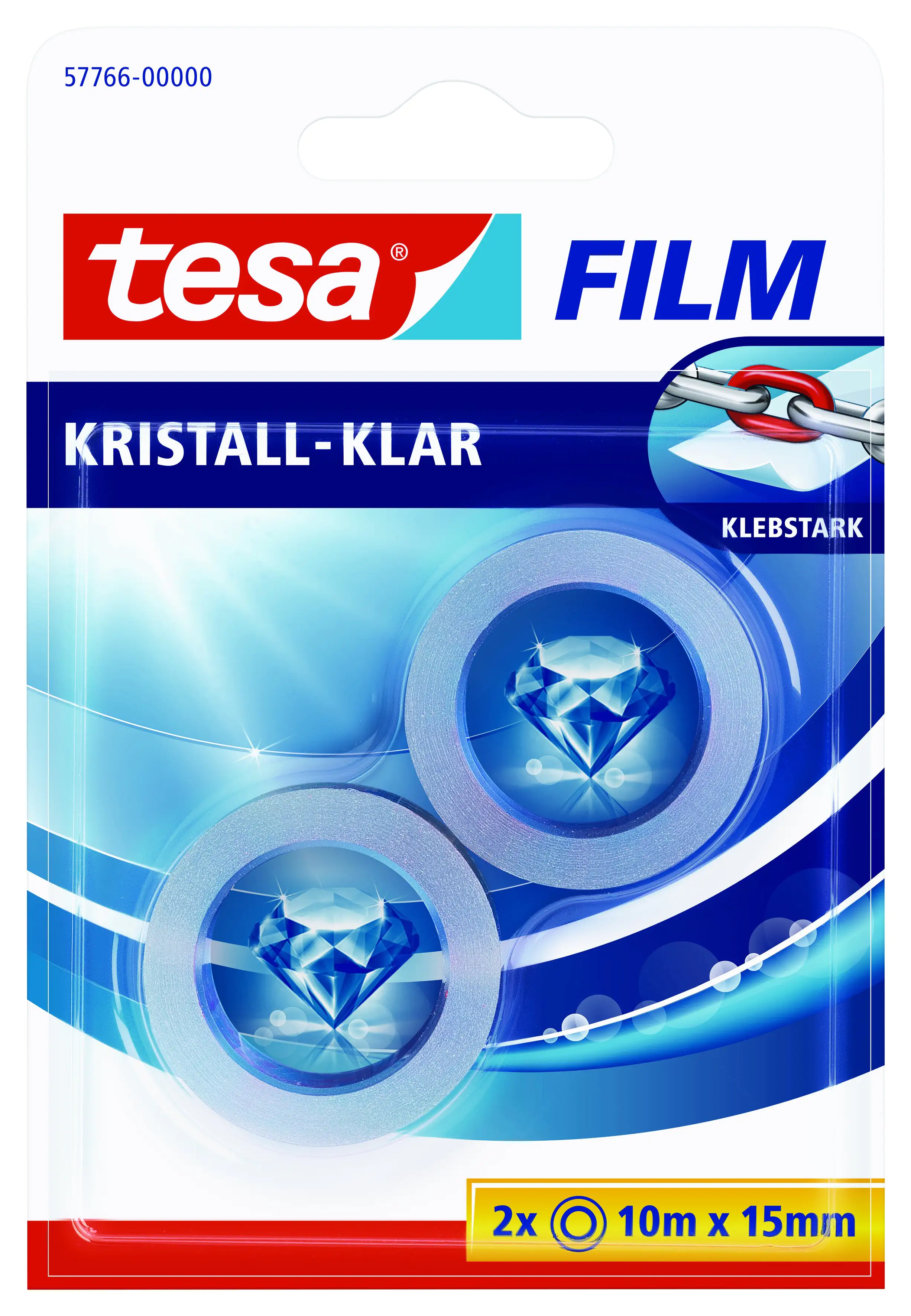 tesa Klebefilm Kristall 10 m x 15 mm
